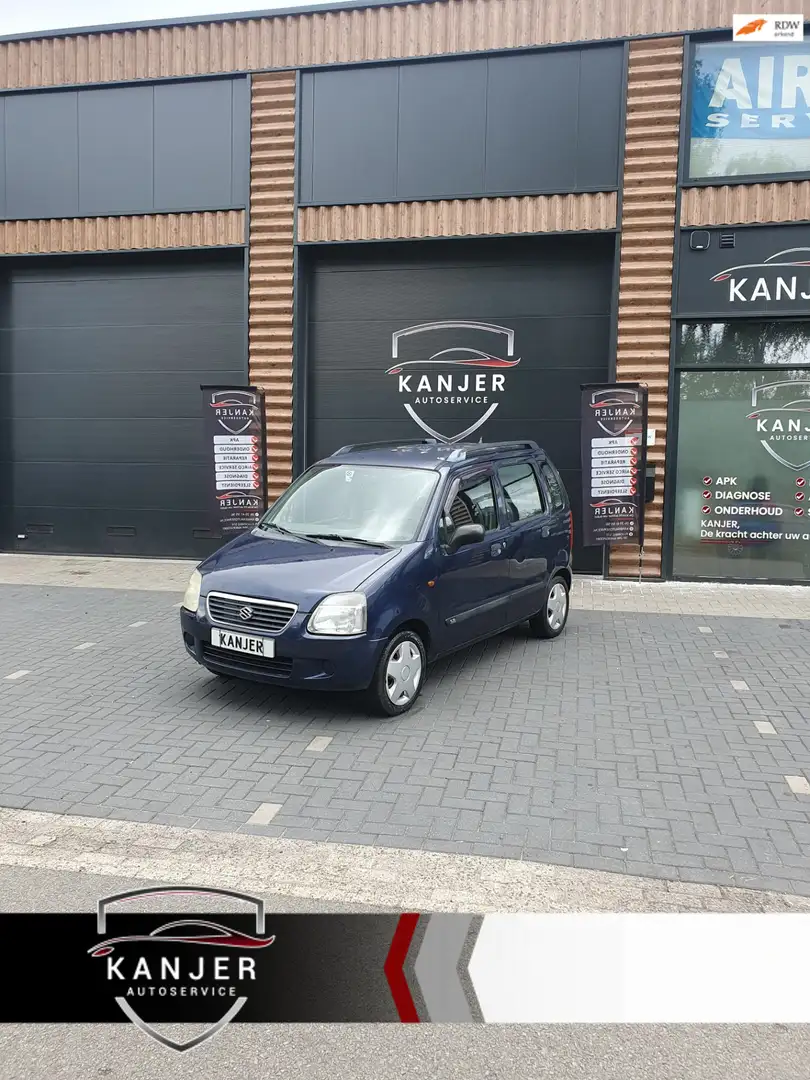Suzuki Wagon R+ 1.3 GL APK 2026 2 SLEUTELS CENTRALE DEUREN STUURBE Blauw - 1