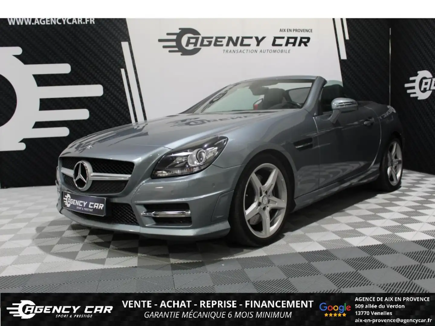 Mercedes-Benz SLK 200 BlueEfficiency COUPE CABRIOLET - BM 172 . Gris - 1