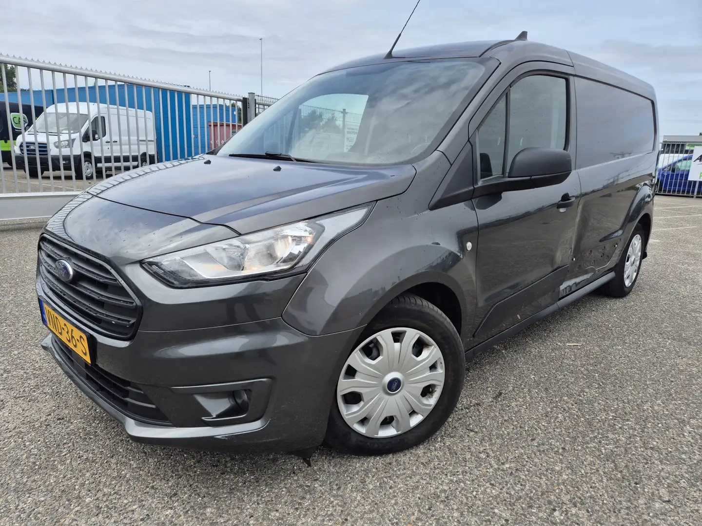 Ford Transit Connect 1.5 EcoBlue L2 Trend 70dkm deuk lang cruise trekha Grijs - 1