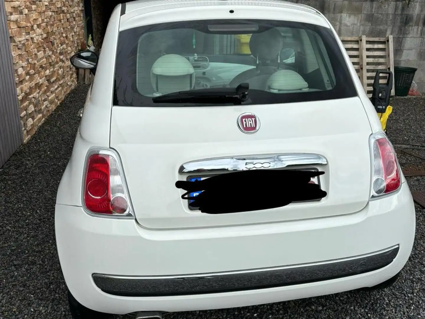 Fiat 500 500 1.2i Lounge Blanc - 2