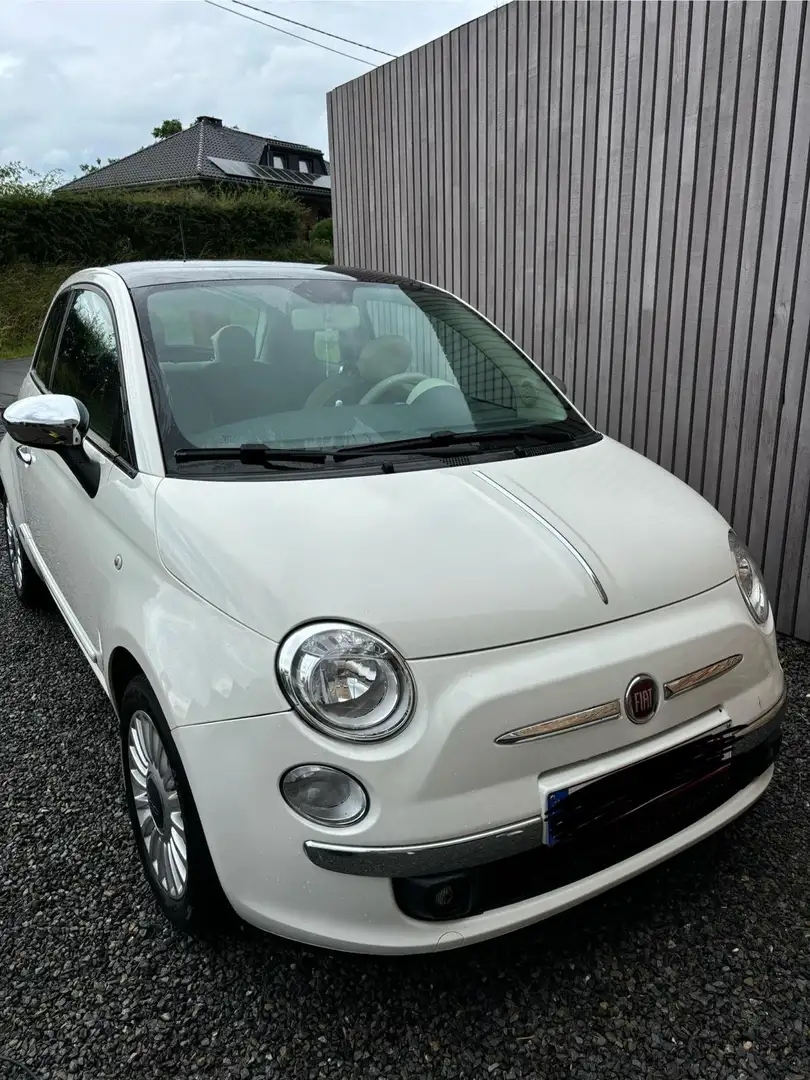 Fiat 500 500 1.2i Lounge Blanc - 1