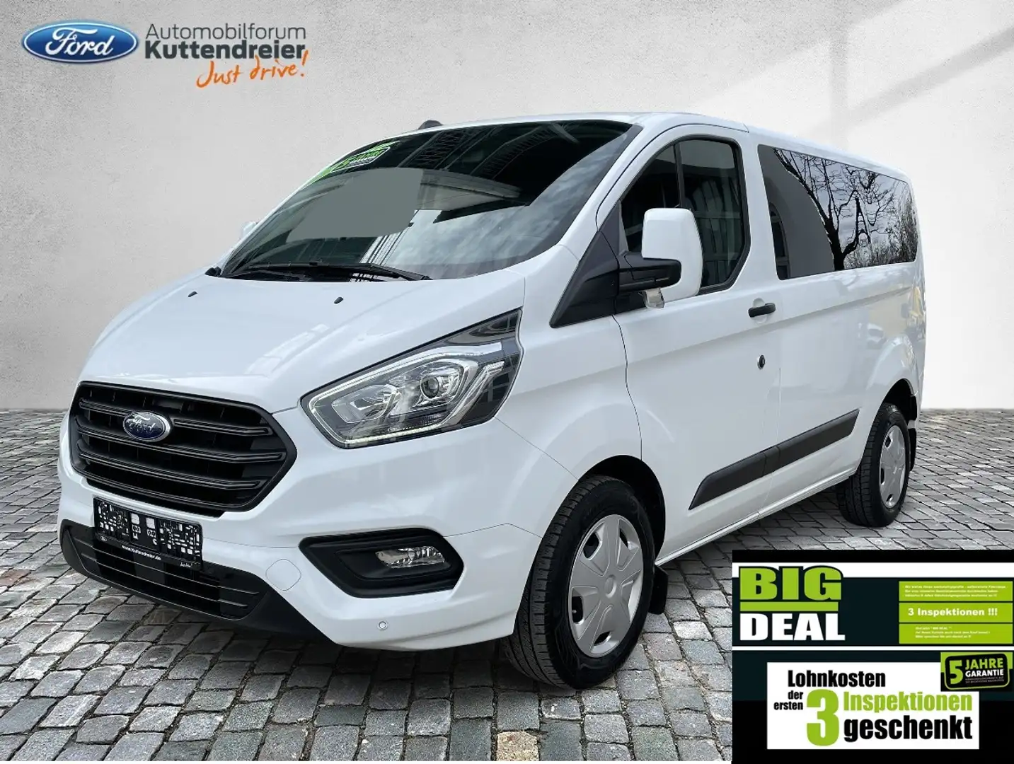 Ford Tourneo Custom Transit  Kombi L1 Trend 2x Klima Bianco - 1