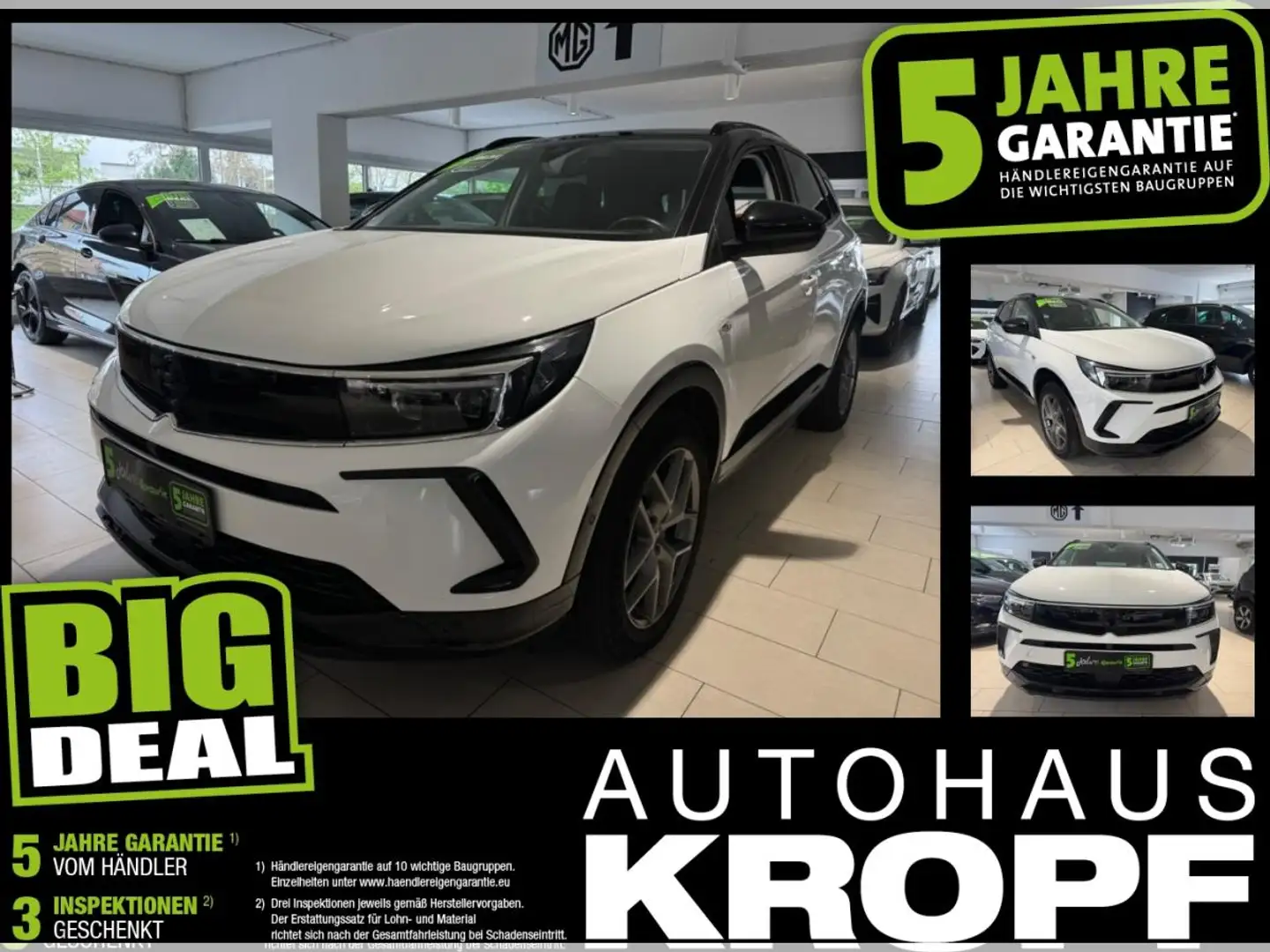 Opel Grandland 1.6 Turbo Hybrid GS Line Automatik Weiß - 1
