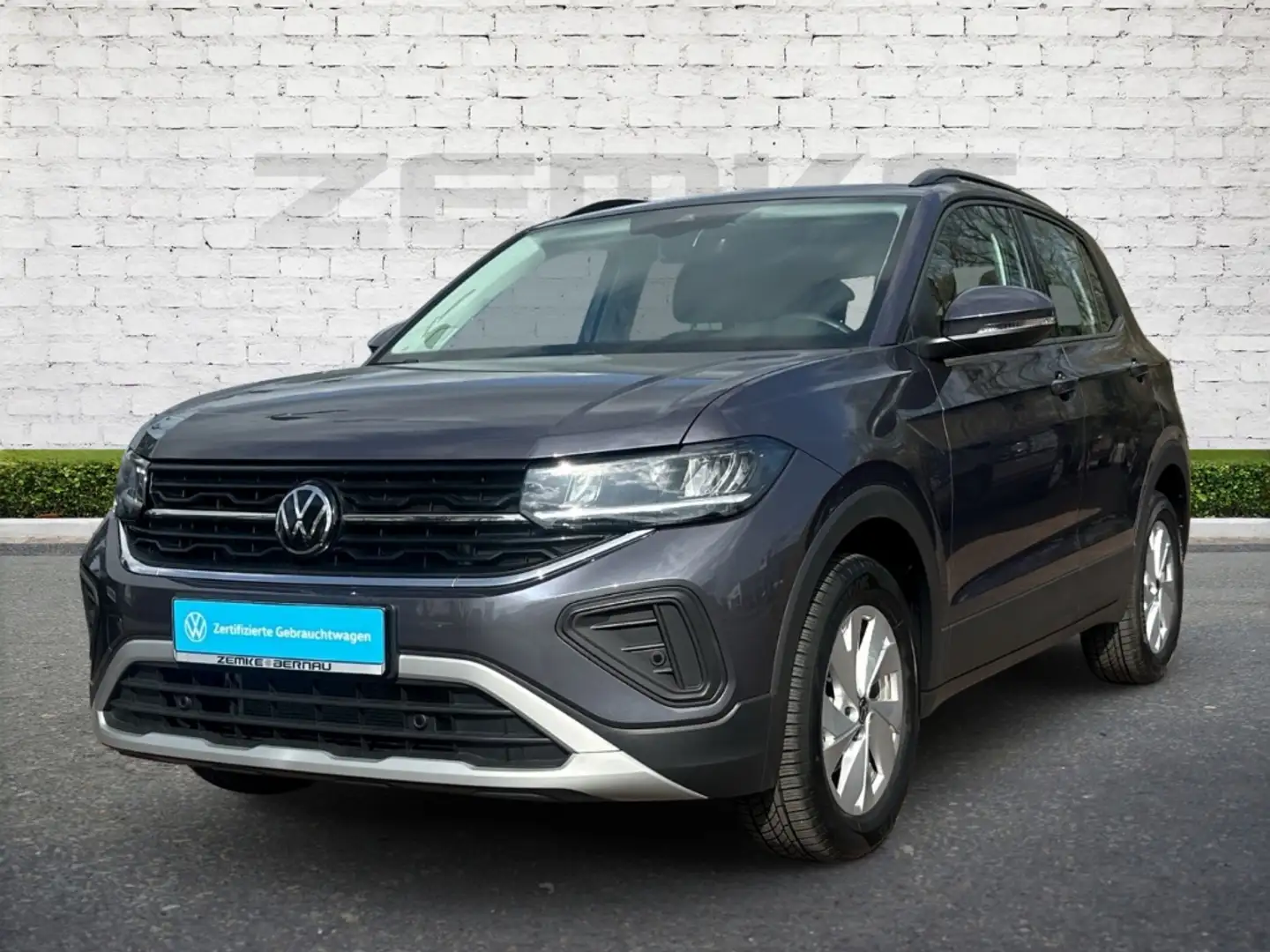 Volkswagen T-Cross 1.0 TSI DSG Life Digitales Cockpit LED ACC Apple C Gris - 2