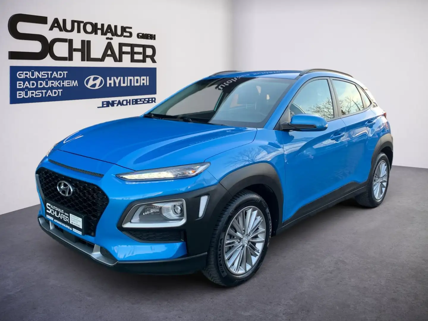 Hyundai KONA KONA 1.6 T-GDI 7-DCT Trend 4WD Navi 1Hd Blau - 1