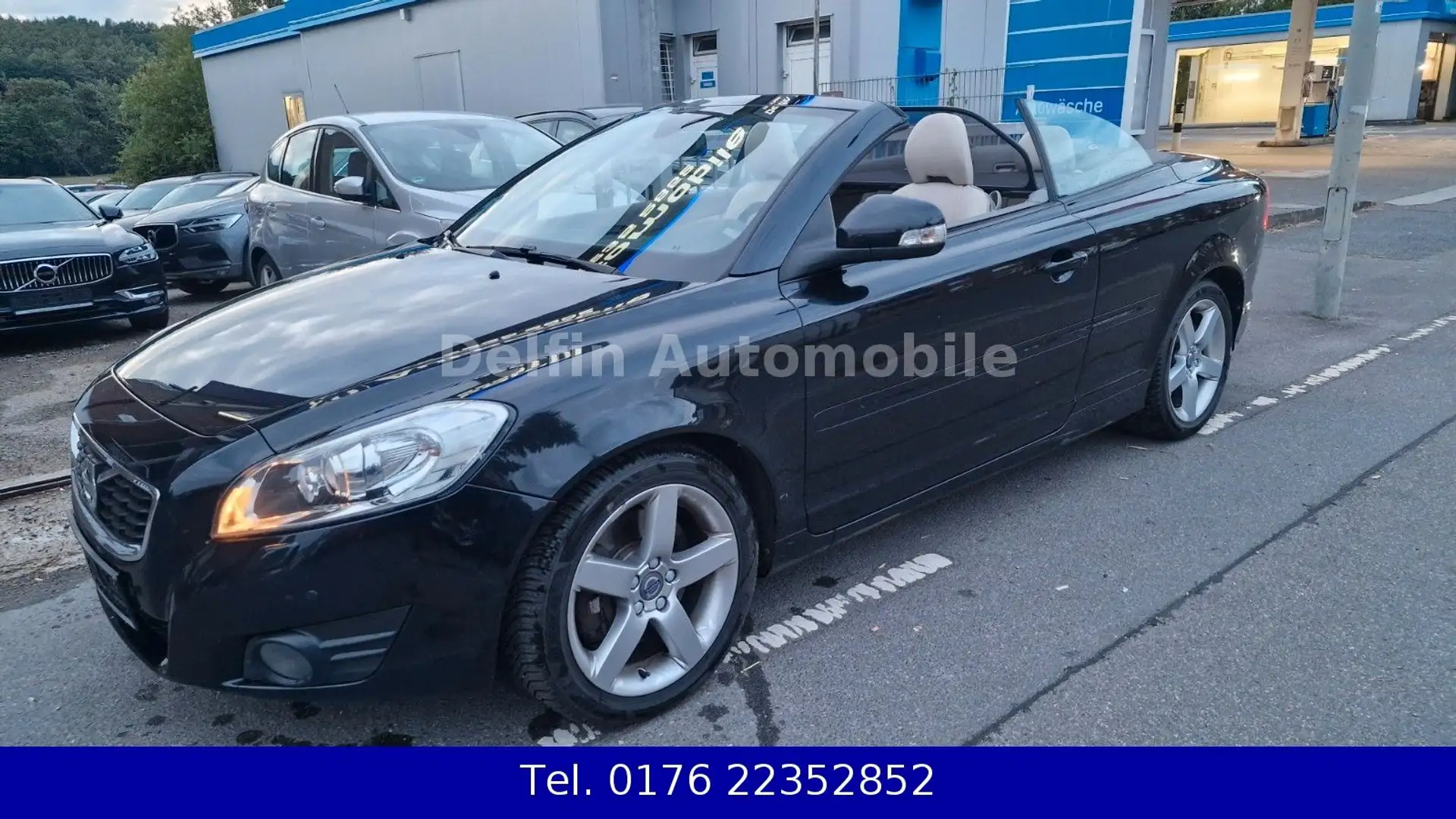 Volvo C70 Cabriolet D3 Summum-Leder-Xenon-Pdc Zwart - 1