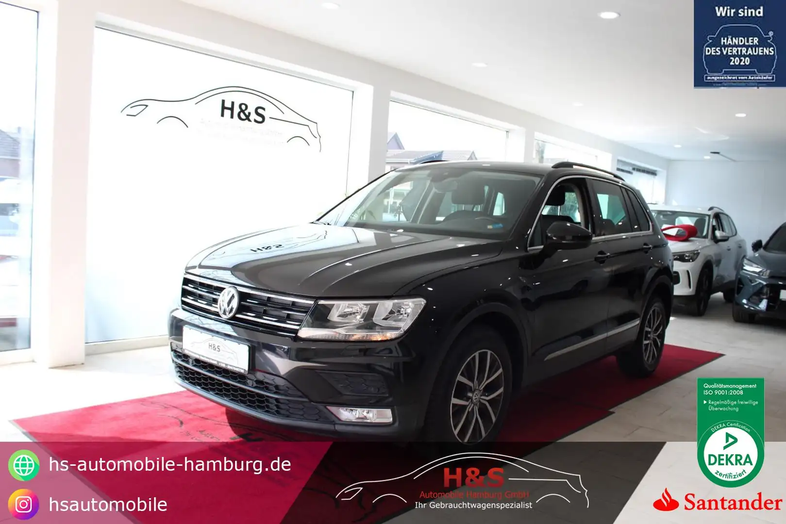 Volkswagen Tiguan 2.0 TDI Comfortline BMT TÜV Neu Negro - 1