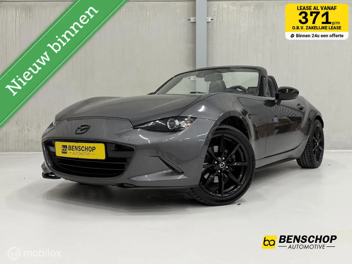 Mazda MX-5 2.0 SkyActiv-G 184 GT-M Navi Carplay Leer Camera 1 Gris - 1