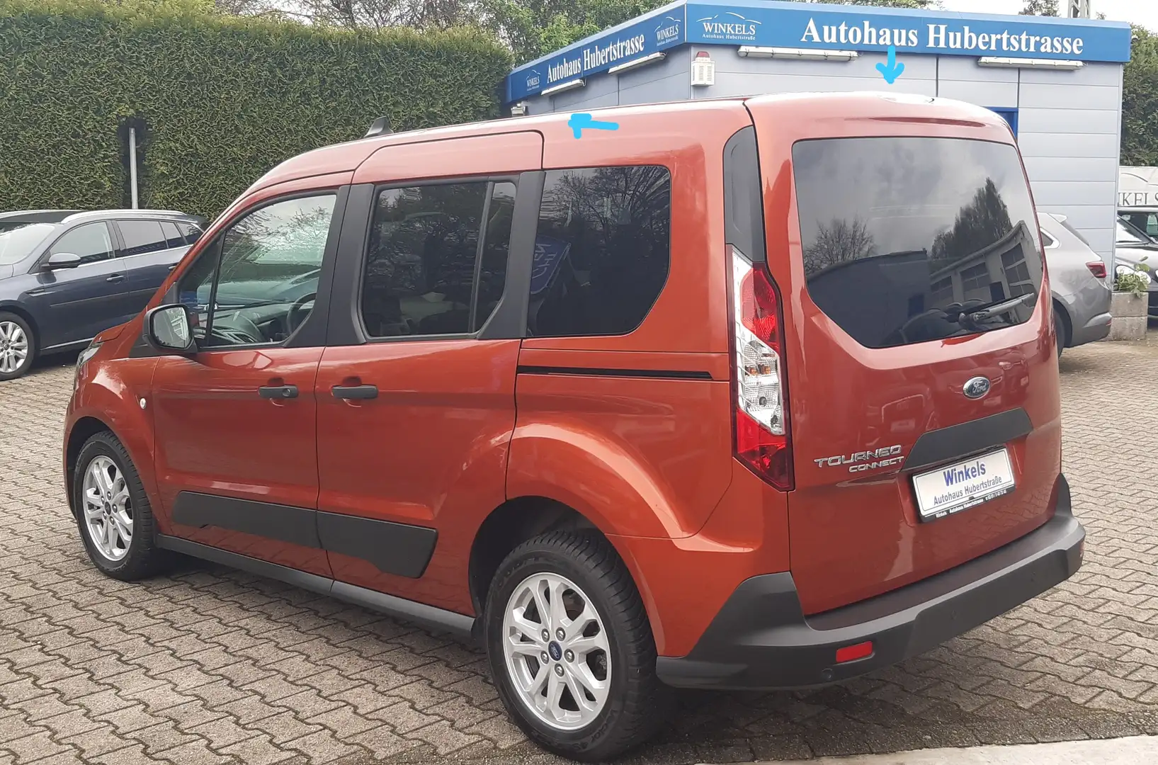 Ford Tourneo Connect Klimaaut-Navi-Kamera-Alu-Sitzhg-ACC-1Hd-DAB-Spur Orange - 2