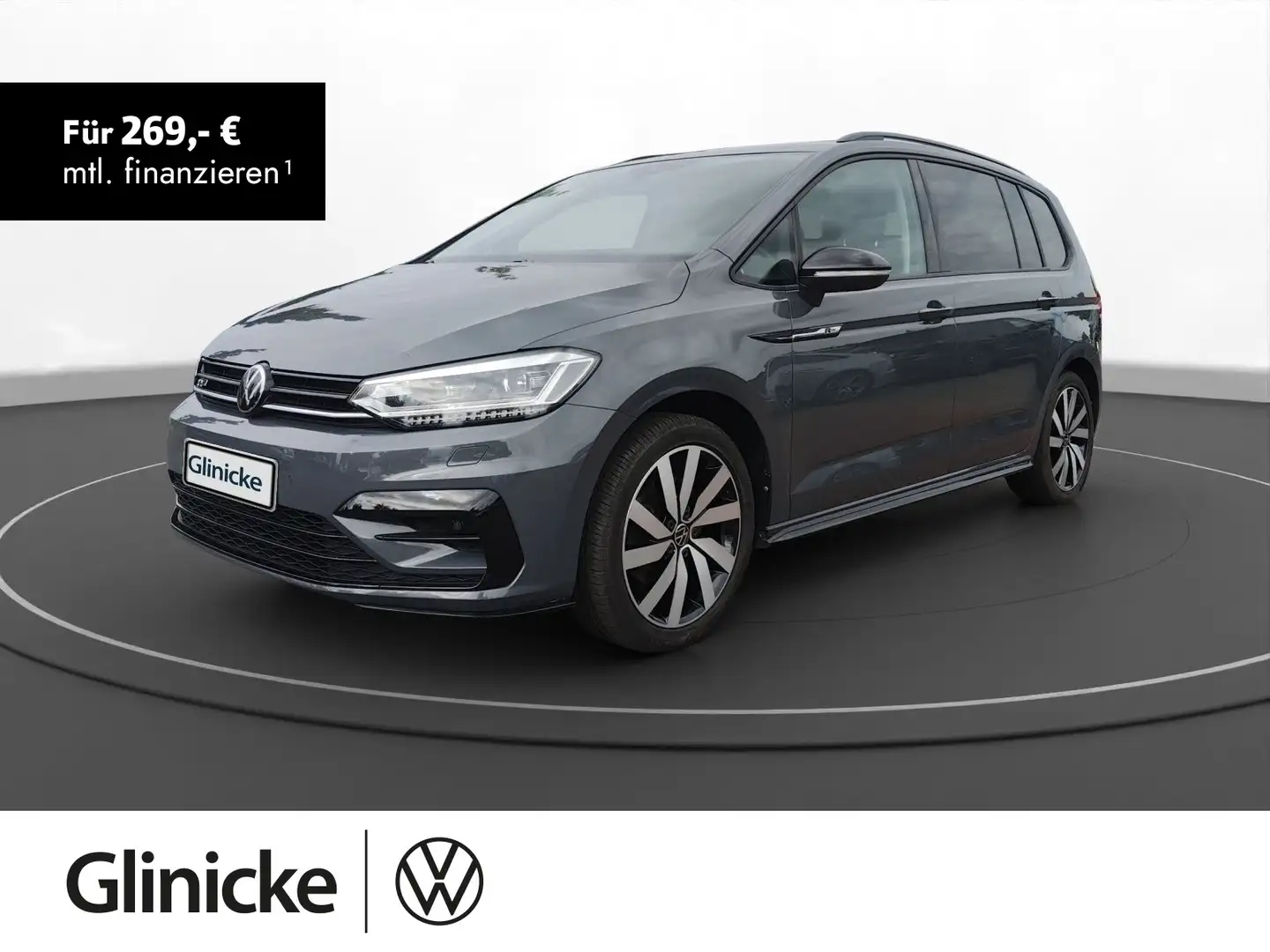 Volkswagen Touran 1,5 TSI Highline R line LED Navi Gris - 1
