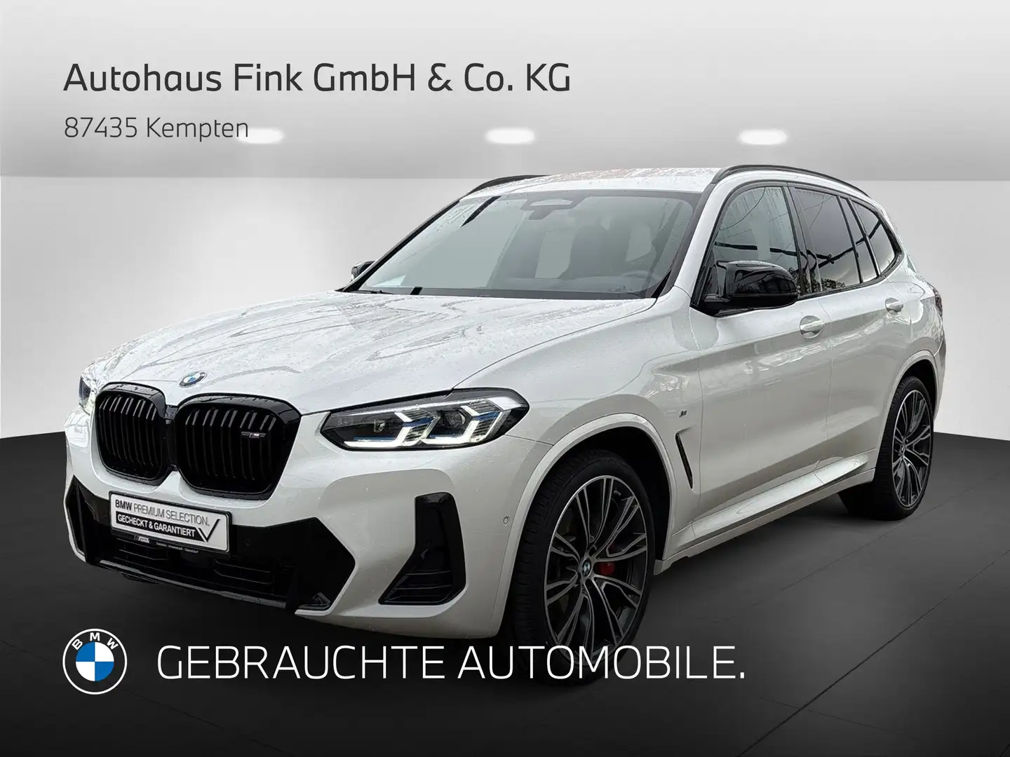 BMW X3 M 40i Head-Up HiFi DAB WLAN Standhzg. Blanc - 1