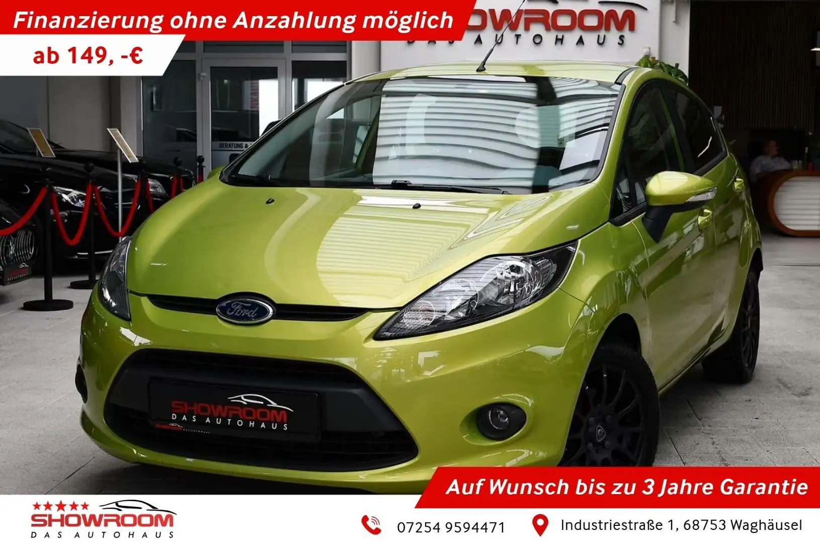 Ford Fiesta Trend / 1. Hand / Klima / Isofix Groen - 1