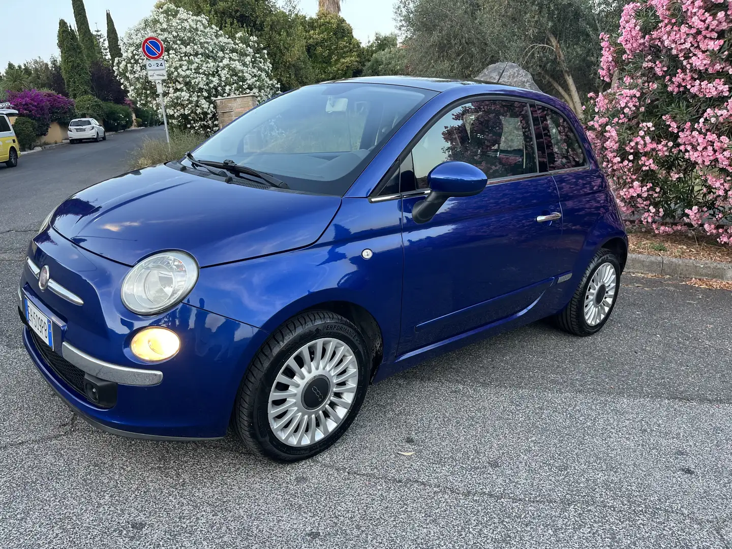 Fiat 500 1.2 Lounge UNIPRO’SOLO 59.000 KM PERFETTA IN TUT Blu/Azzurro - 1