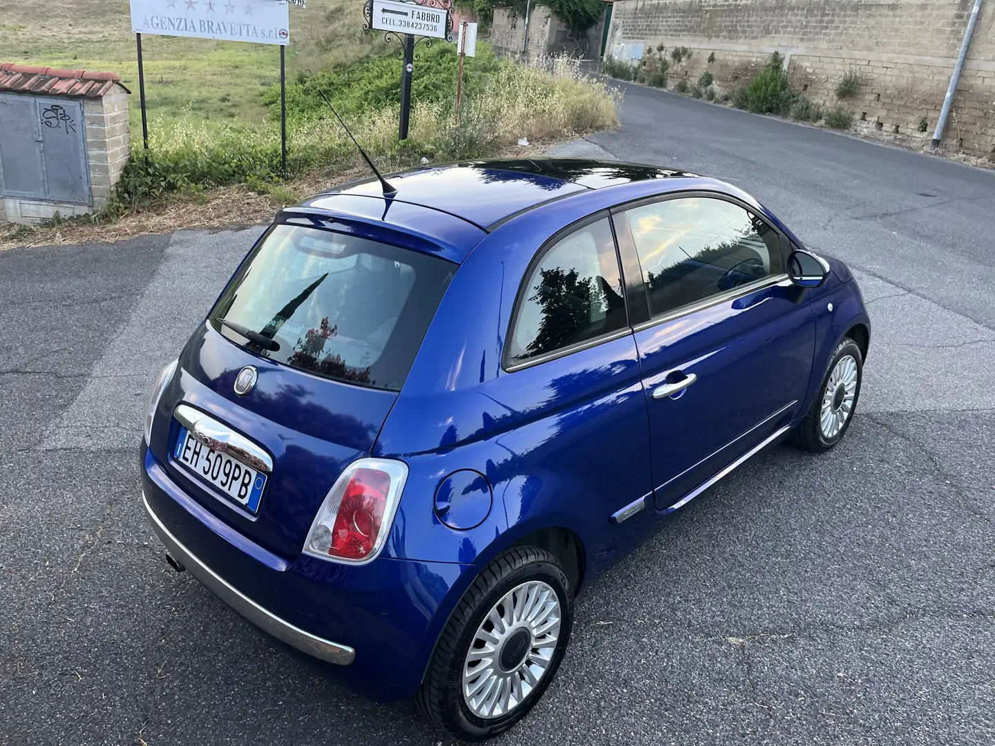Fiat 500 1.2 Lounge UNIPRO’SOLO 59.000 KM PERFETTA IN TUT Blu/Azzurro - 2