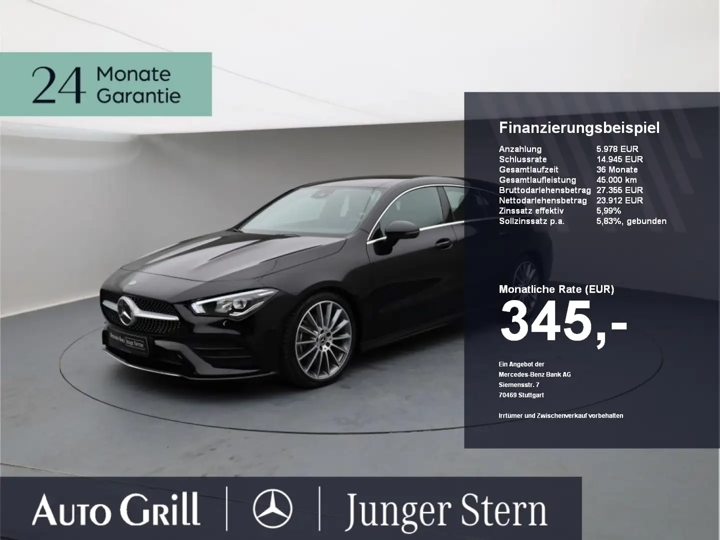 Mercedes-Benz CLA 220 SB AMG NaviPremium RfKam 19Zoll Ambiente Negru - 1