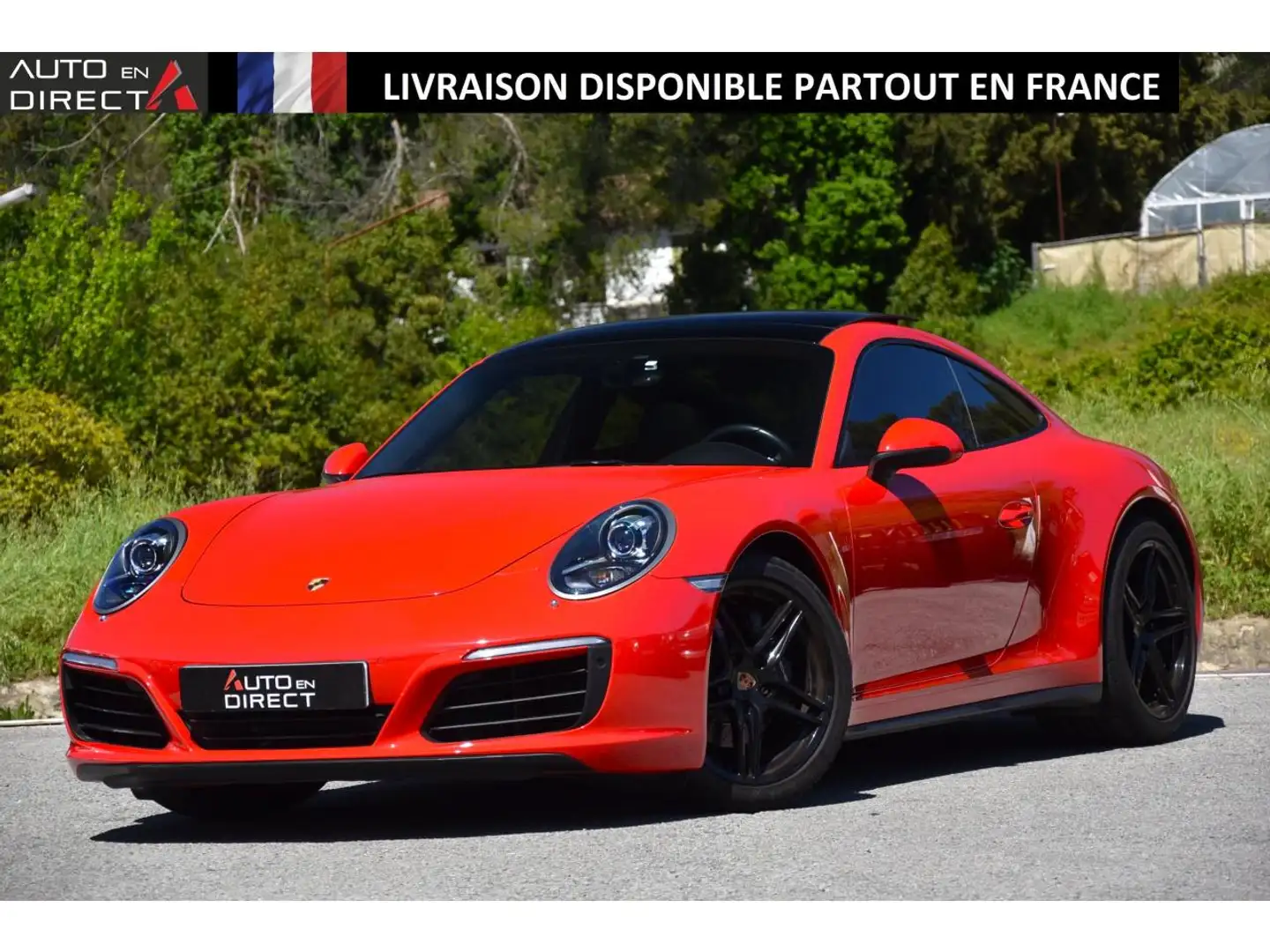 Porsche 911 3.0i - 370 - BV PDK  TYPE 991 COUPE Carrera 4 PHAS Rouge - 1