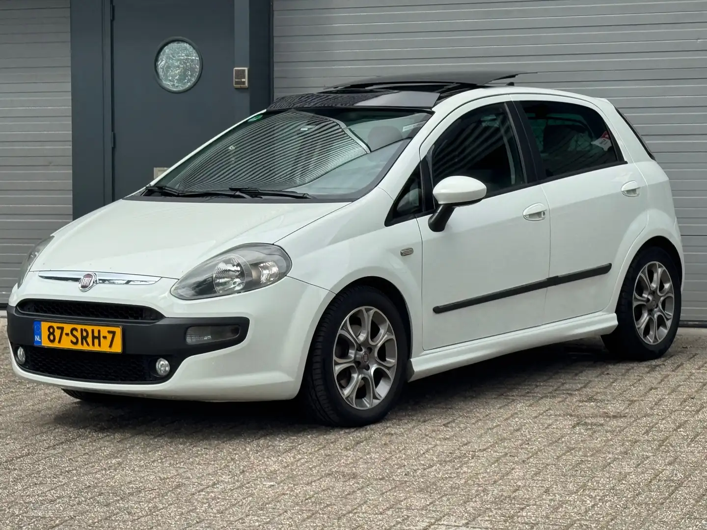 Fiat Punto Evo 1.3 M-Jet Racing, 1ste eigenaar, Panorama dak Wit - 1