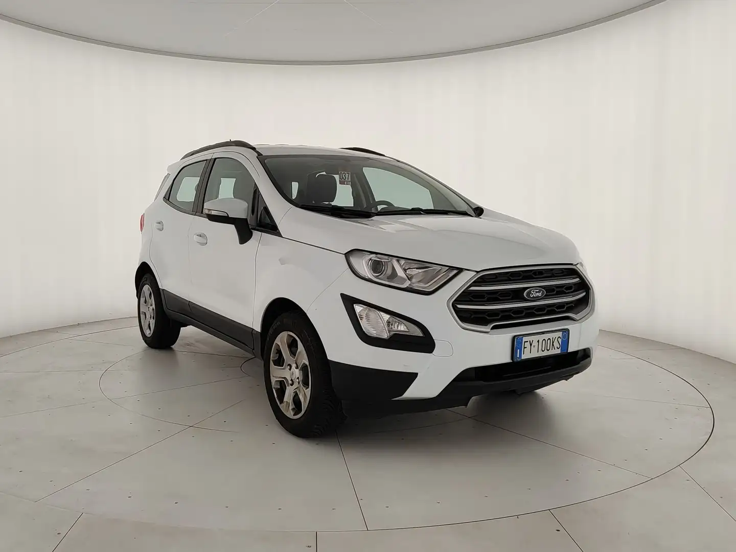 Ford EcoSport ecoboost Titanium 100cv PARK ASSIST!CARPLAY Weiß - 1