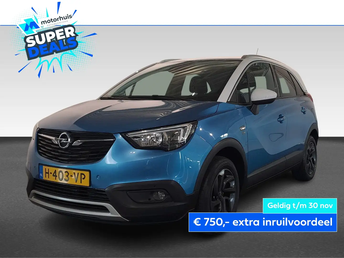 Opel Crossland X 1.2 Turbo 110pk Start/Stop 120 Jaar Edition Blauw - 1