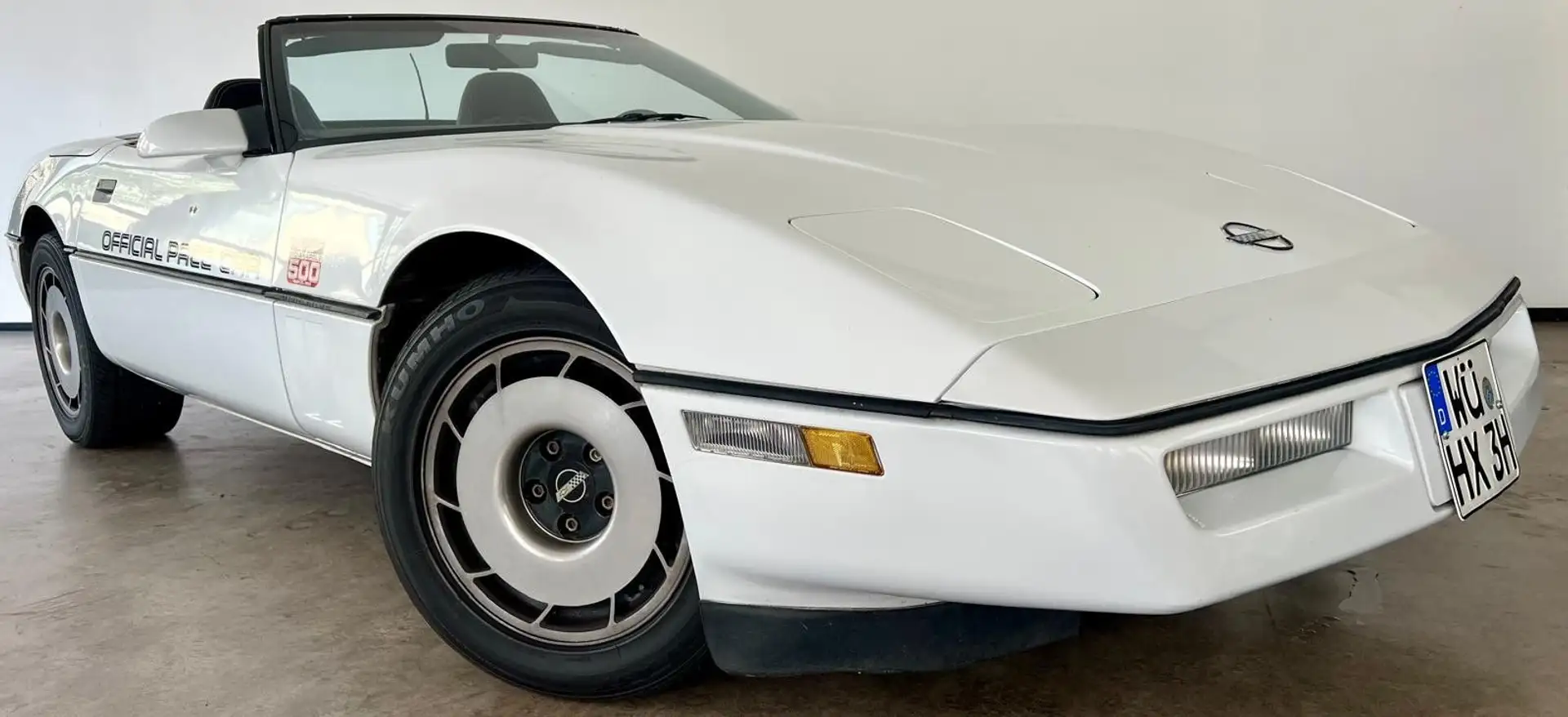 Corvette C4 Indy 500 Pace Car,H-Kennzeichen,TÜV NEU, Blanco - 1