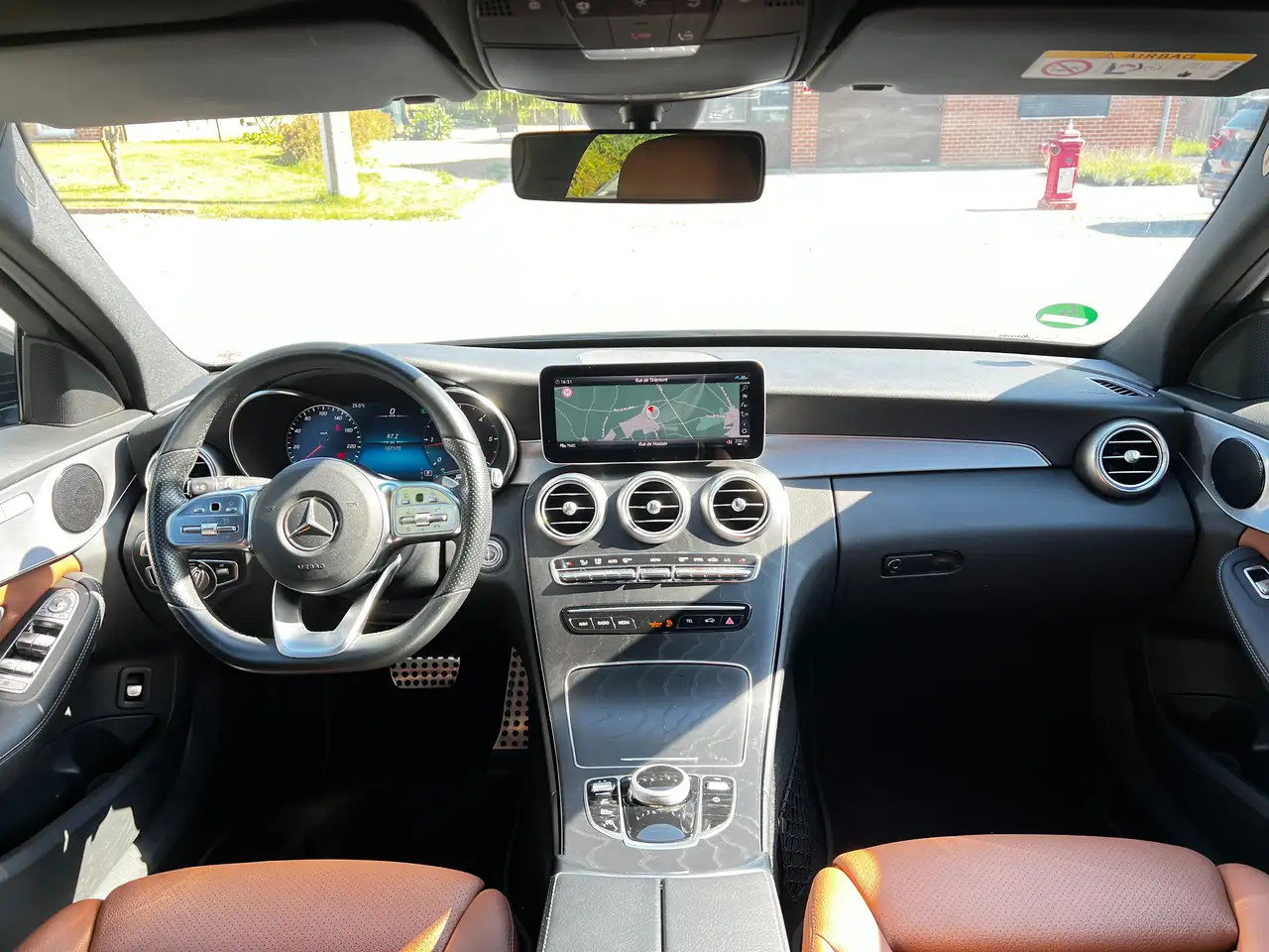 Mercedes-Benz C-Class d AMG Line Facelift Cuir Camera Carnet Carplay GARANTIE 1a, миниатюра 16