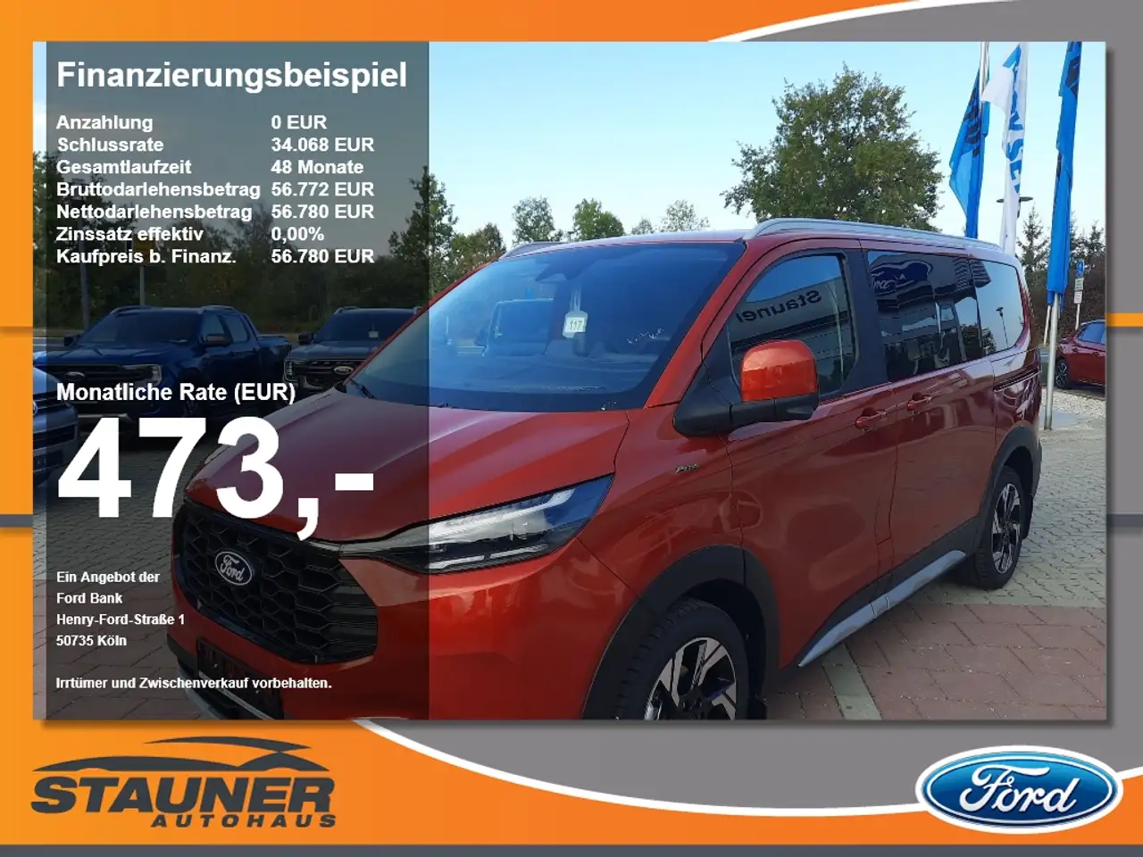 Ford Tourneo Custom 2.5l PHEV 340 L1 Active 0% Fin.