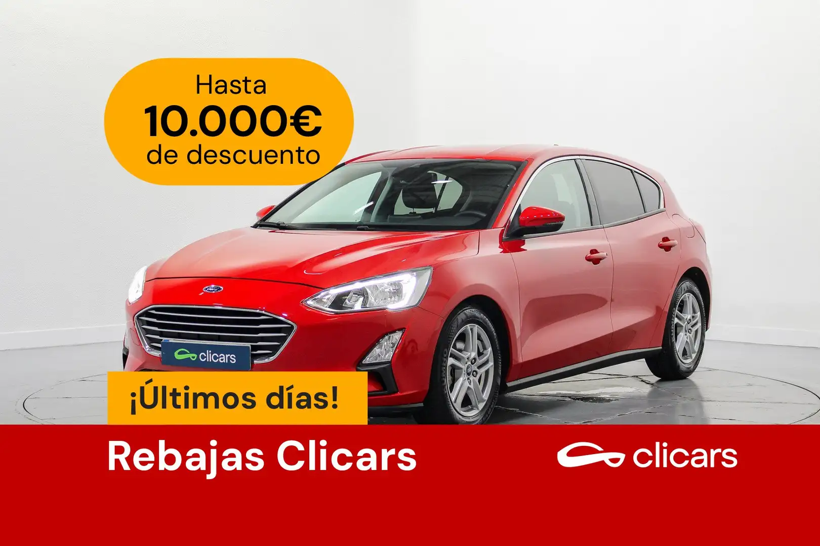 Ford Focus 1.5Ecoblue Trend Edition 95 Rojo - 1