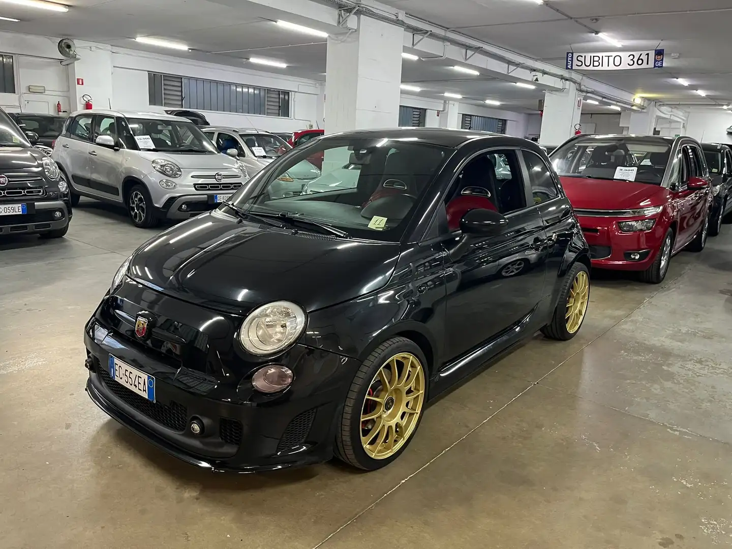 Abarth 500 1.4 Turbo T-jet tenuta benissimo!!!! Nero - 1