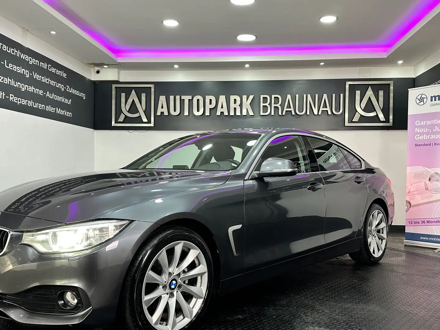 BMW 420 d Gran Coupé F36 Aut. *XENON*NAVI*SZH* Grau - 2