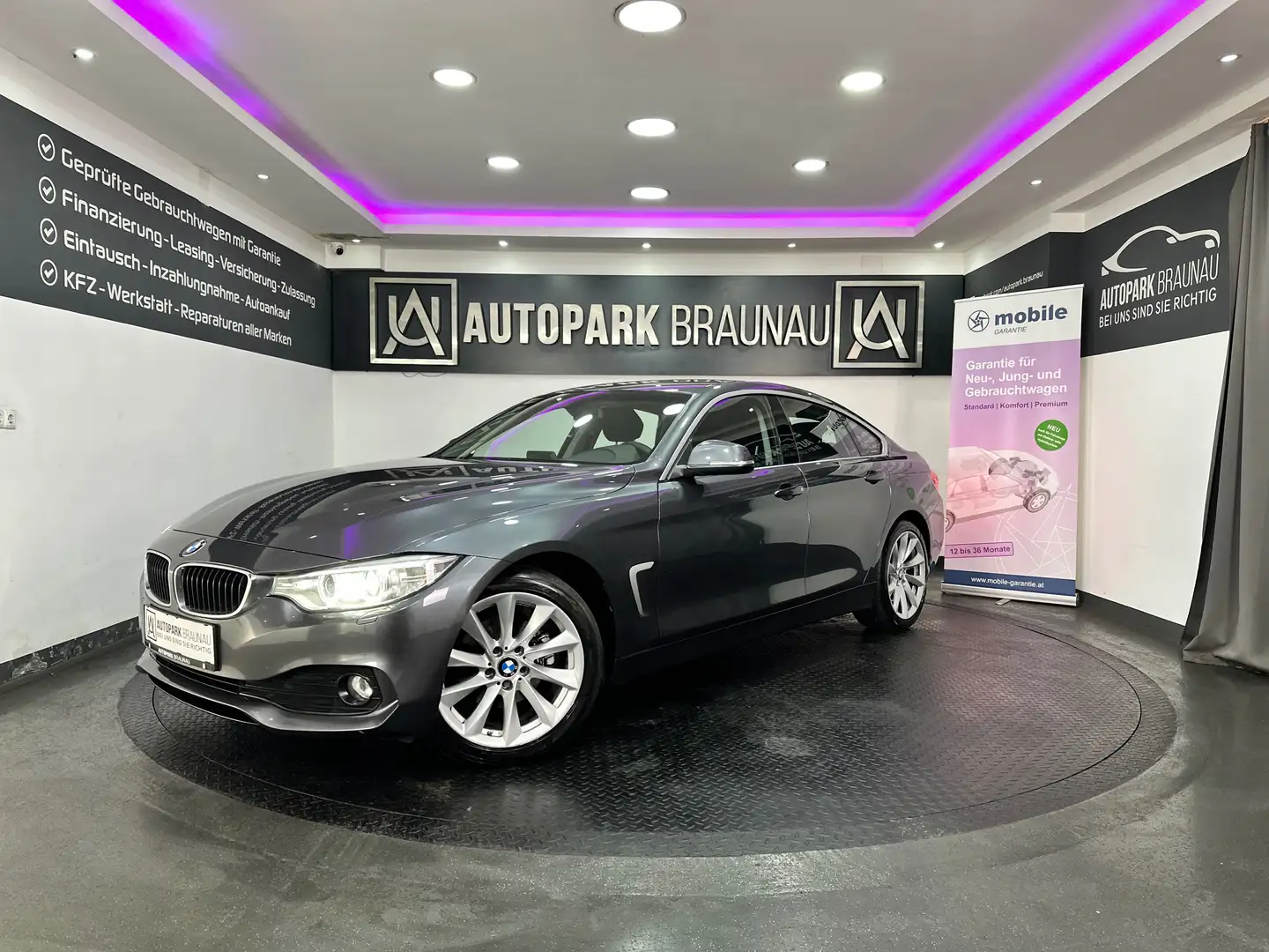 BMW 420 d Gran Coupé F36 Aut. *XENON*NAVI*SZH* Grau - 1