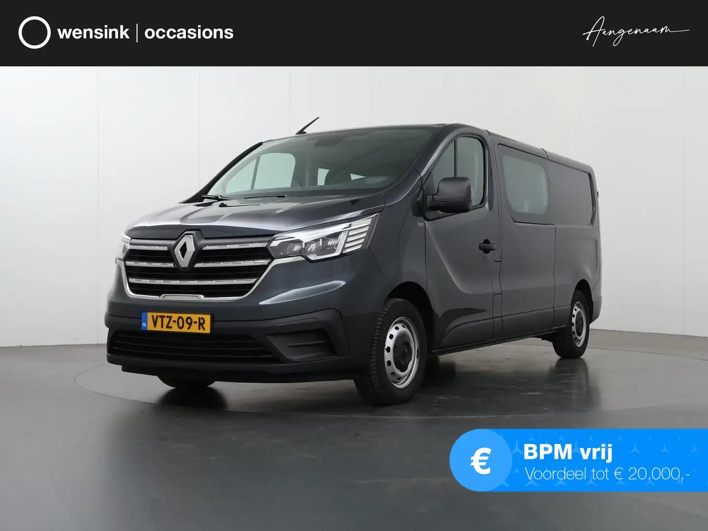 Renault Trafic 2.0 dCi 130 PK | T30 | DC | L2 H1 | WORK EDITION | Schwarz - 1