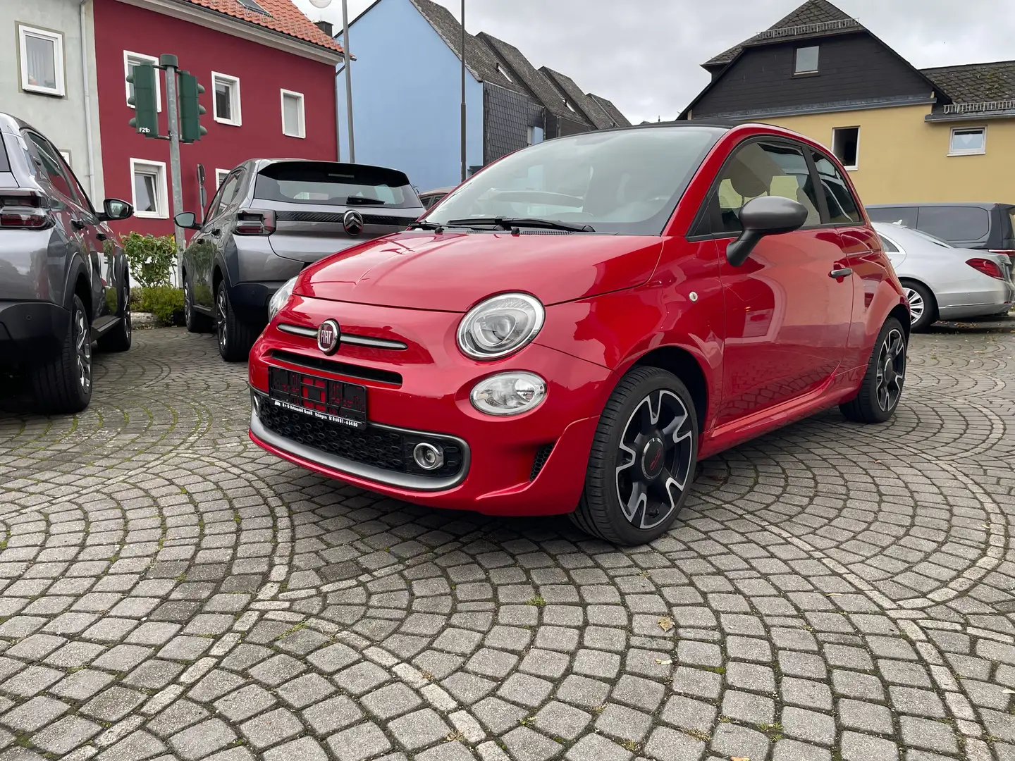 Fiat 500C Sport Klimaautomatik Tempomat Wenig KM Rot - 2