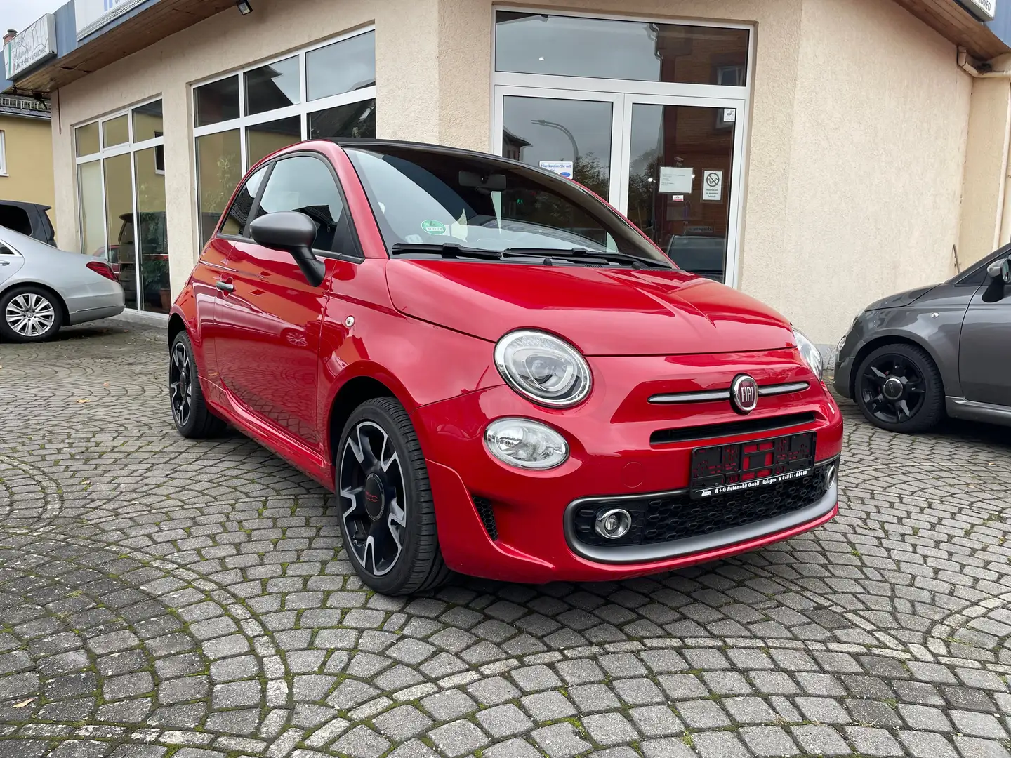 Fiat 500C Sport Klimaautomatik Tempomat Wenig KM Rot - 1