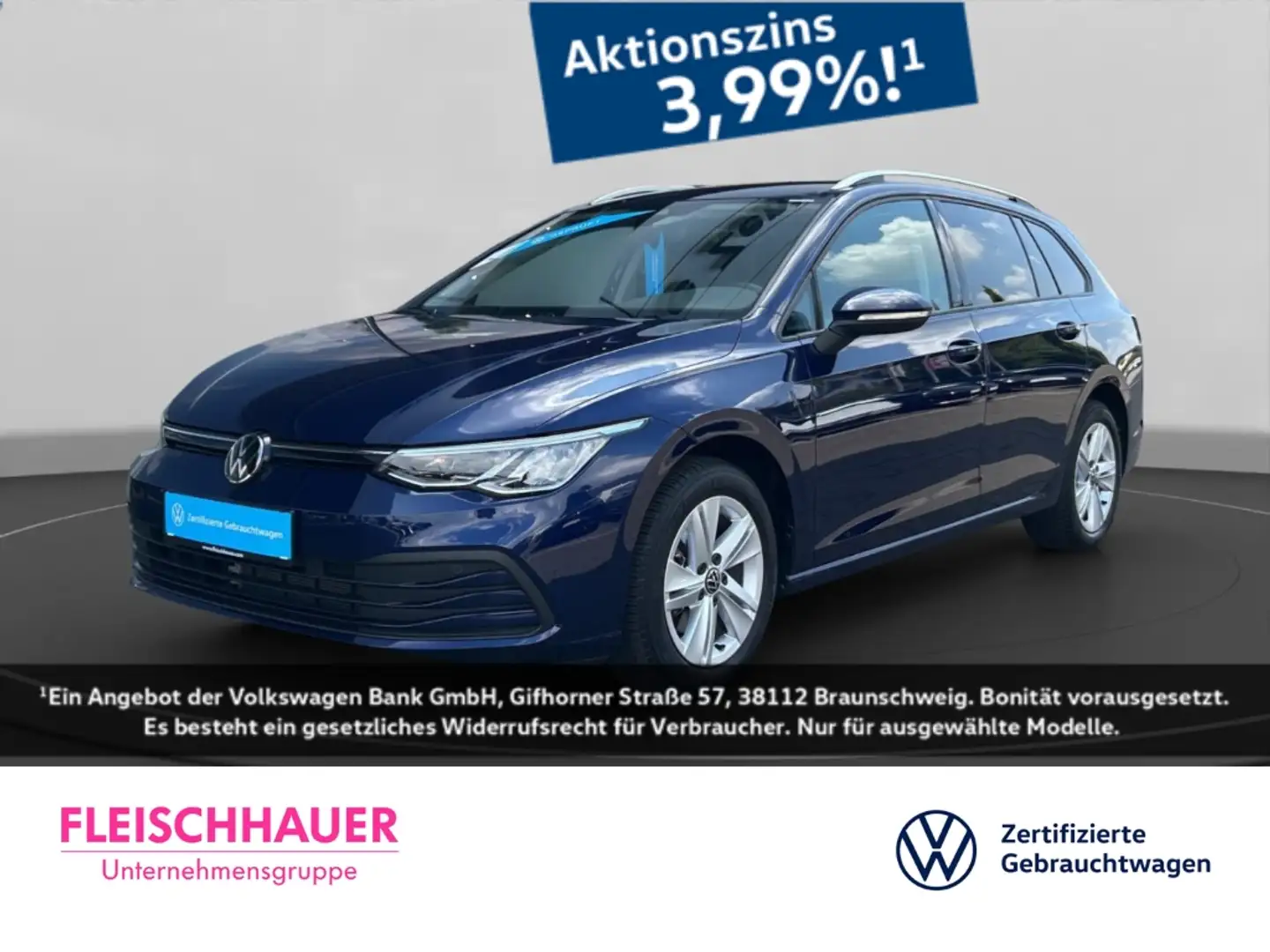 Volkswagen Golf VIII TSI EU6d Va 1.5 Life BT096 TSIM6F Azul - 1