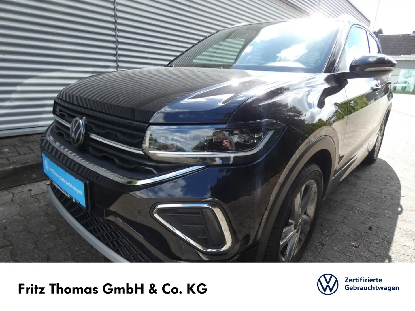 Volkswagen T-Cross 1.5 TSI DSG R-Line LED Navi AHK RKamera Klima Schwarz - 2