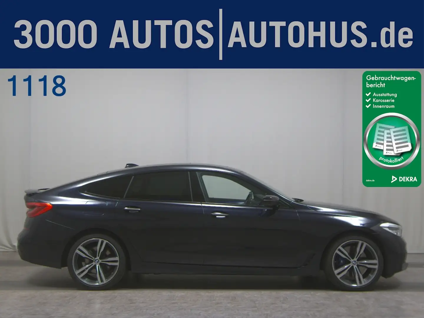 BMW 630 Gran Turismo xDr M-Sport Pano HuD Navi H-K Schwarz - 1