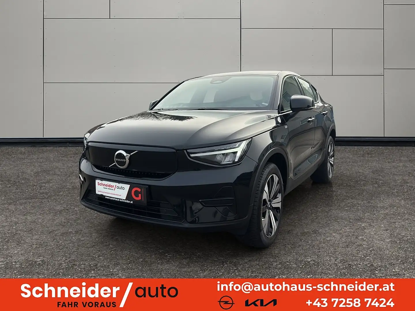 Volvo C40 Recharge Single Front 67kWh Plus Schwarz - 1