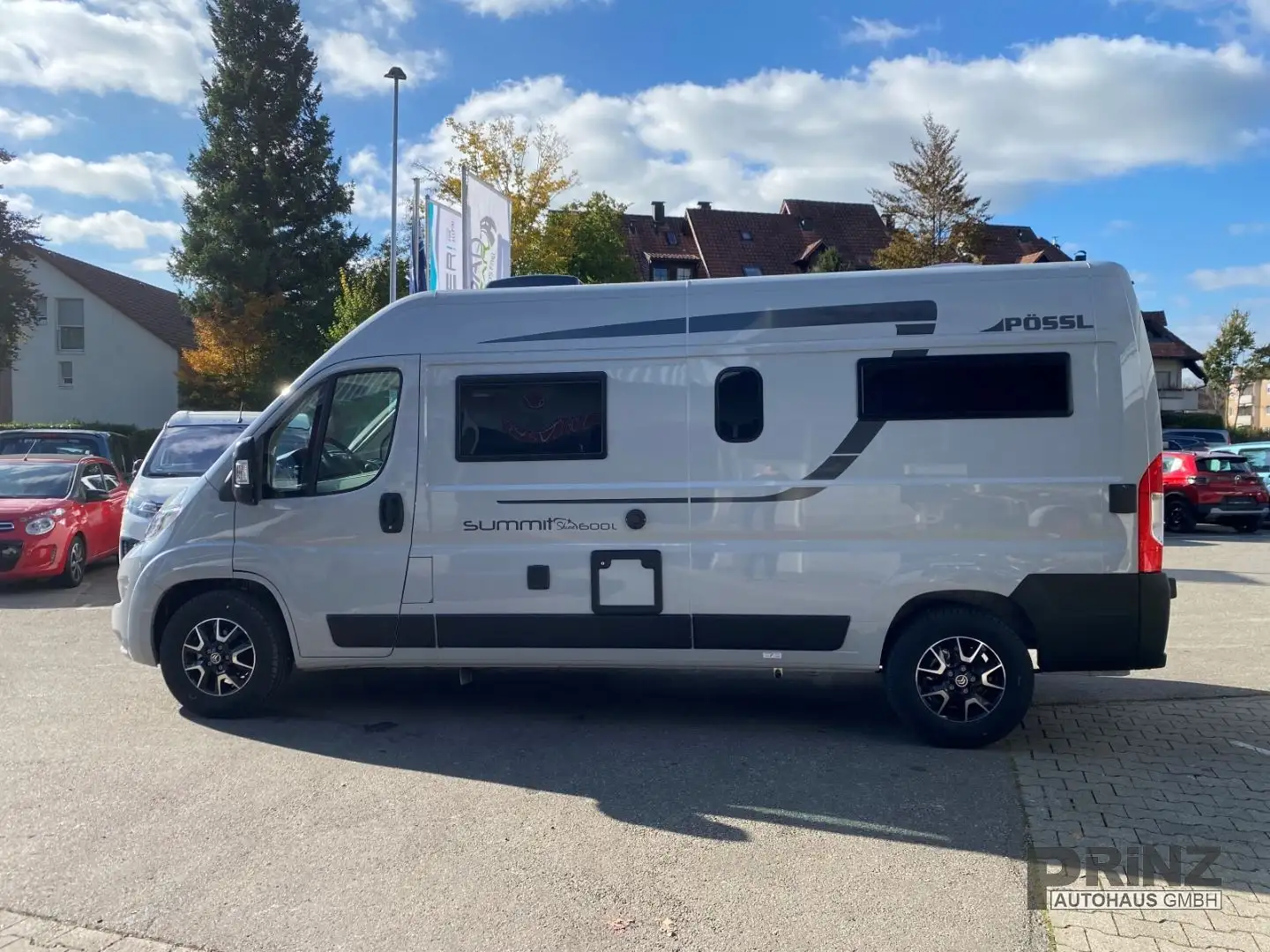 Pössl Summit 600 L Shine 165 PS*2.Batt.*Doppelsitzbank Grau - 2