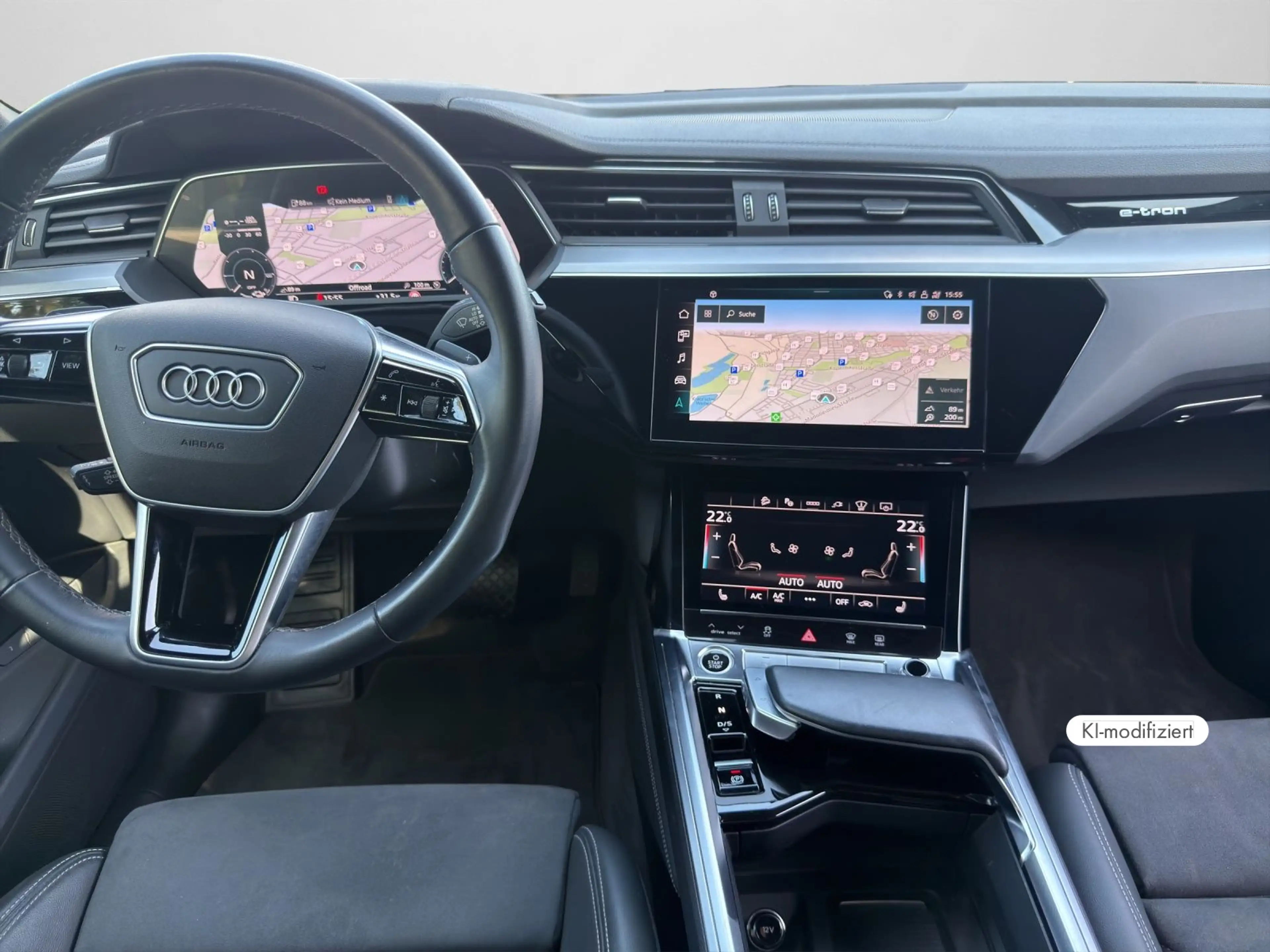 Audi Q8 e-tron 50 quattro advanced MATRIX HUD — photo 3