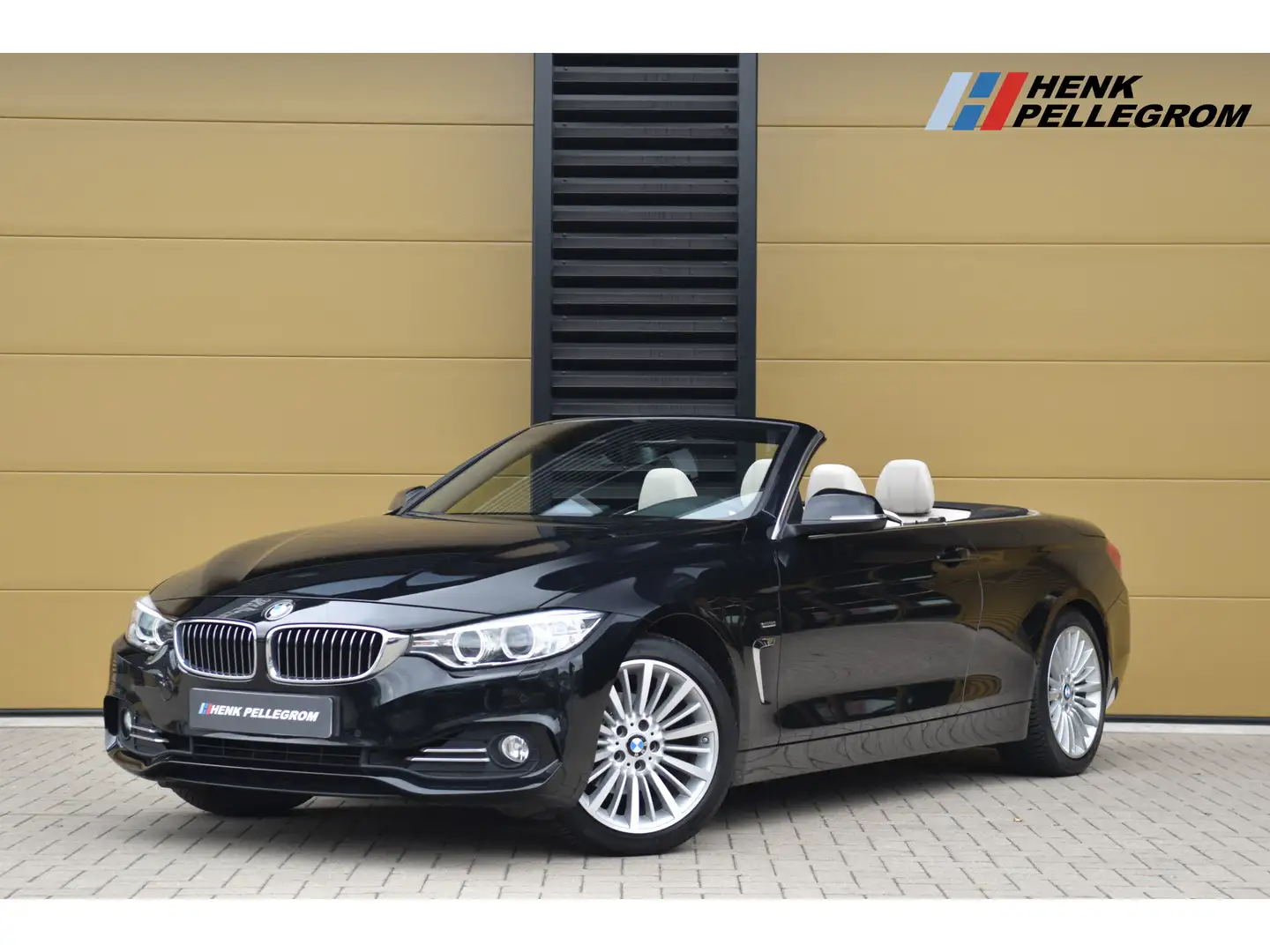 BMW 420 4-serie Cabrio 420i High Executive * Luxury line * Zwart - 1