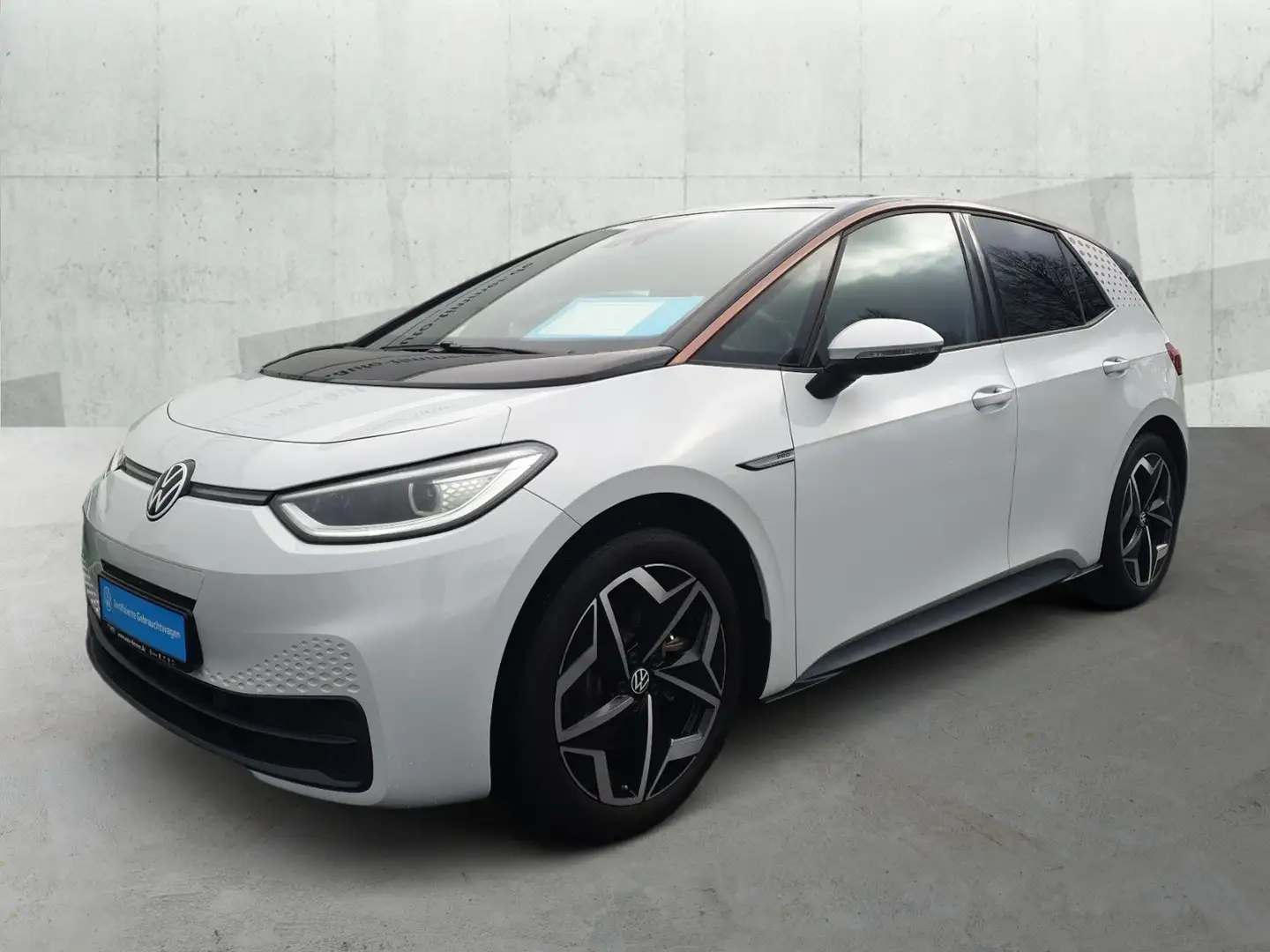 Volkswagen ID.3 PRO 62 kWh +360° +MATRIX +ACC +CARPLAY +19" +NAVI Weiß - 2