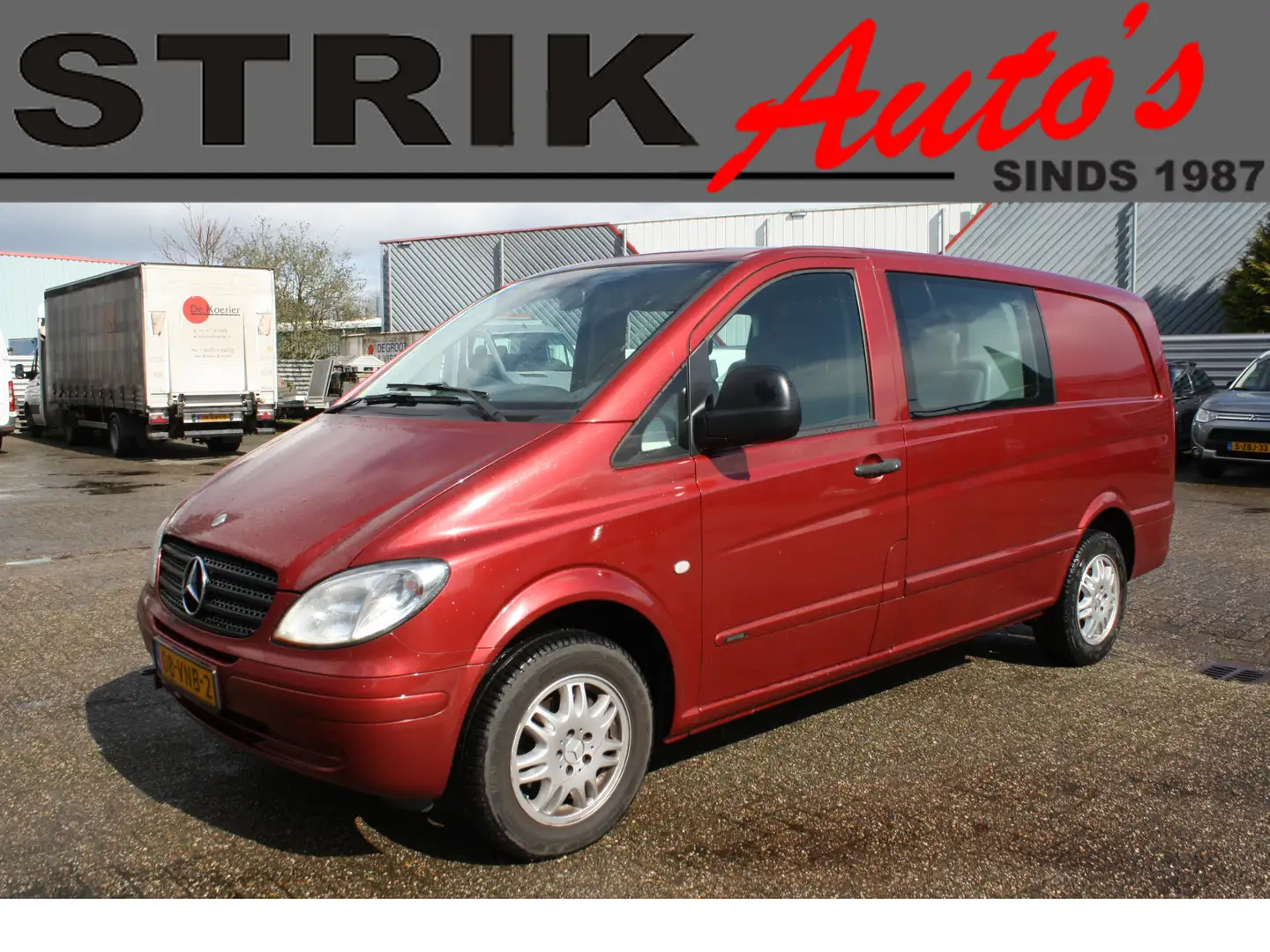 Mercedes-Benz Vito 109 CDI 320 Lang DC Amigo luxe ENGINE IS TICKING Rood - 1