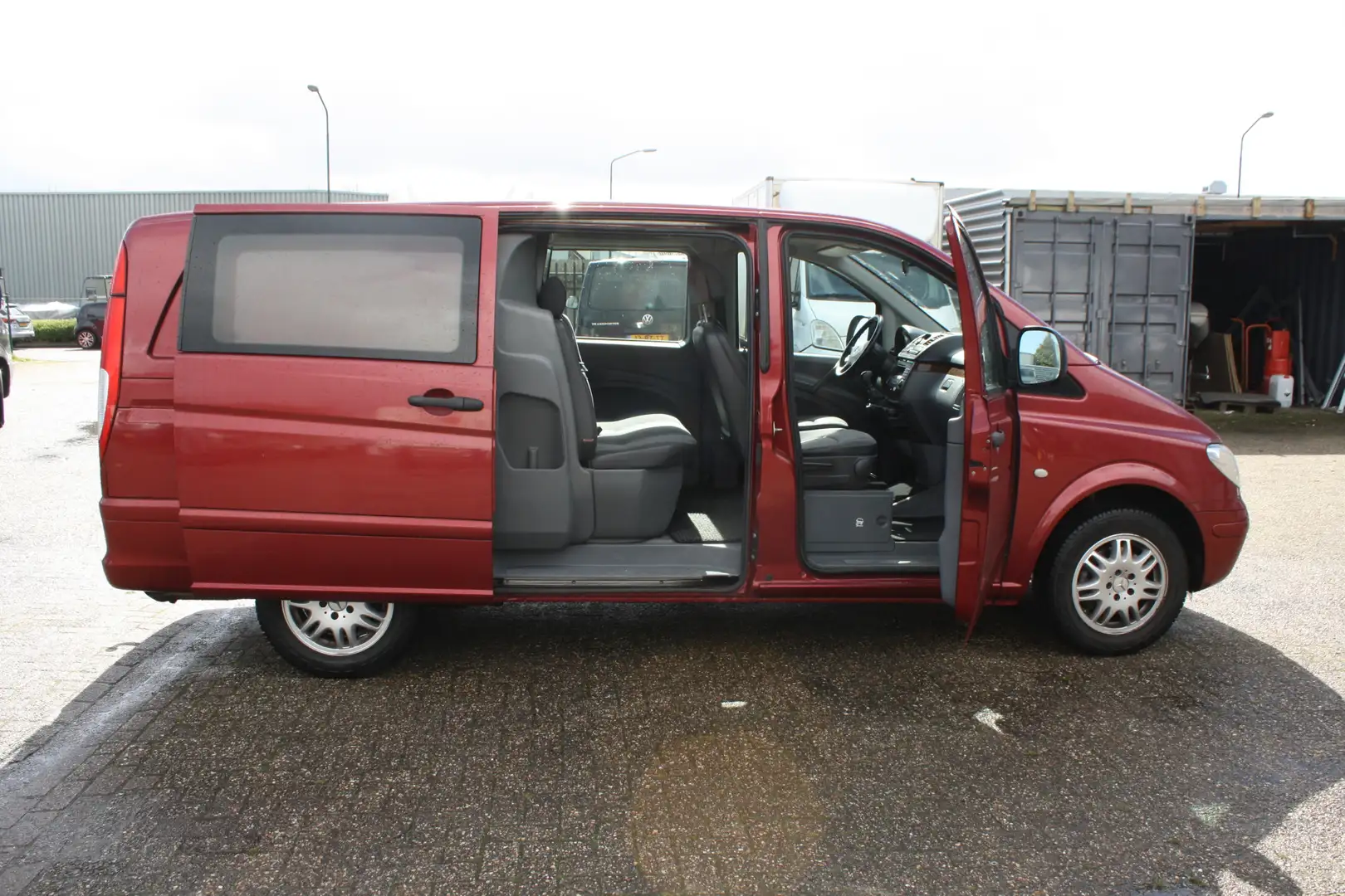 Mercedes-Benz Vito 109 CDI 320 Lang DC Amigo luxe ENGINE IS TICKING Rood - 2