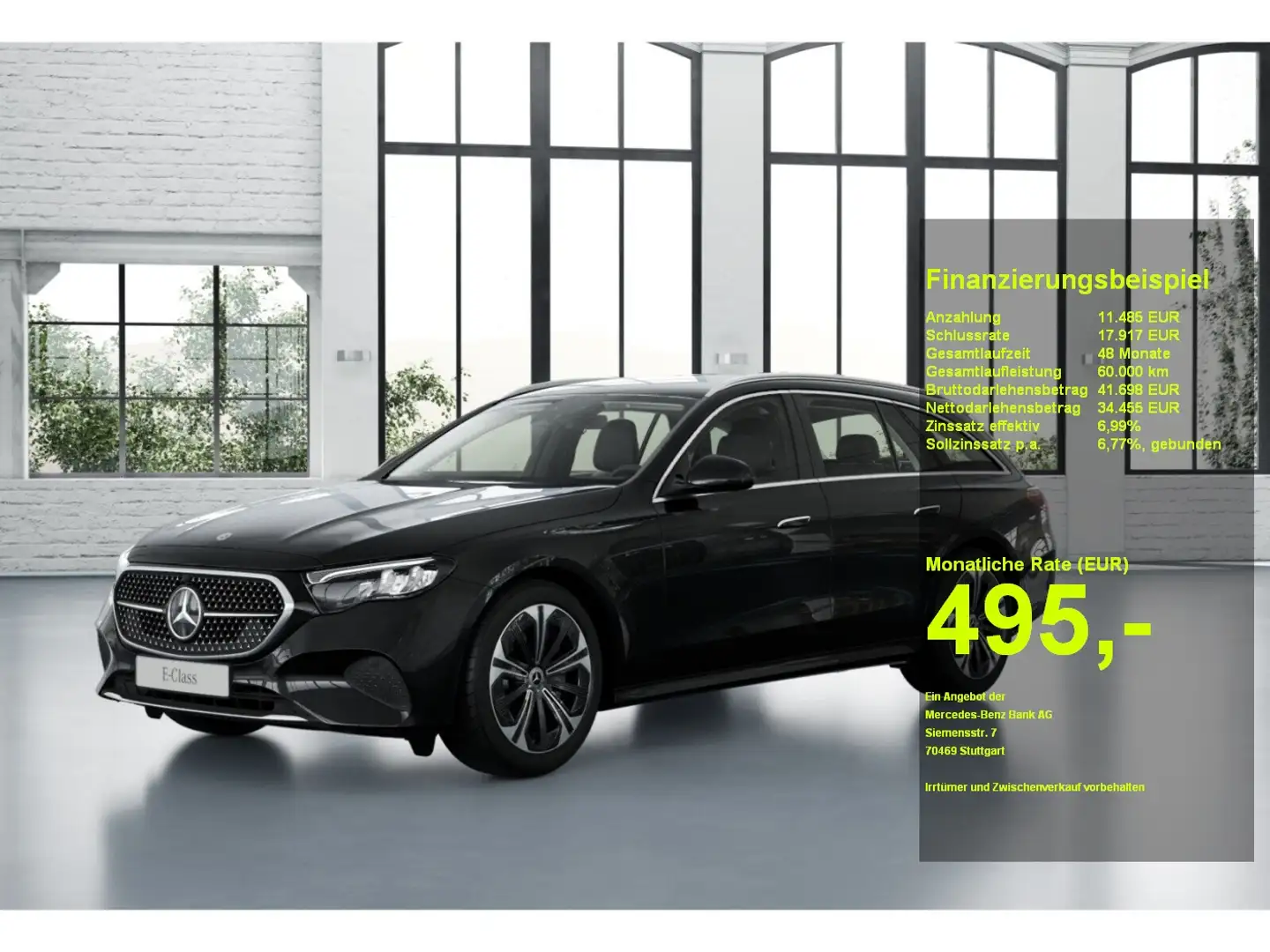 Mercedes-Benz E 300 e T AVANTGARDE+MBUX+DISTRONIC+AMBIENTE+AHK Schwarz - 1