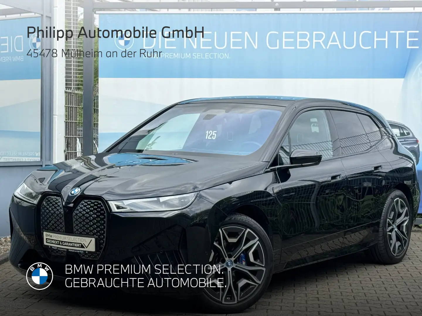 BMW iX M60 B&W AHK PANO-SKY Luftfederung LASER 799,- Schwarz - 2