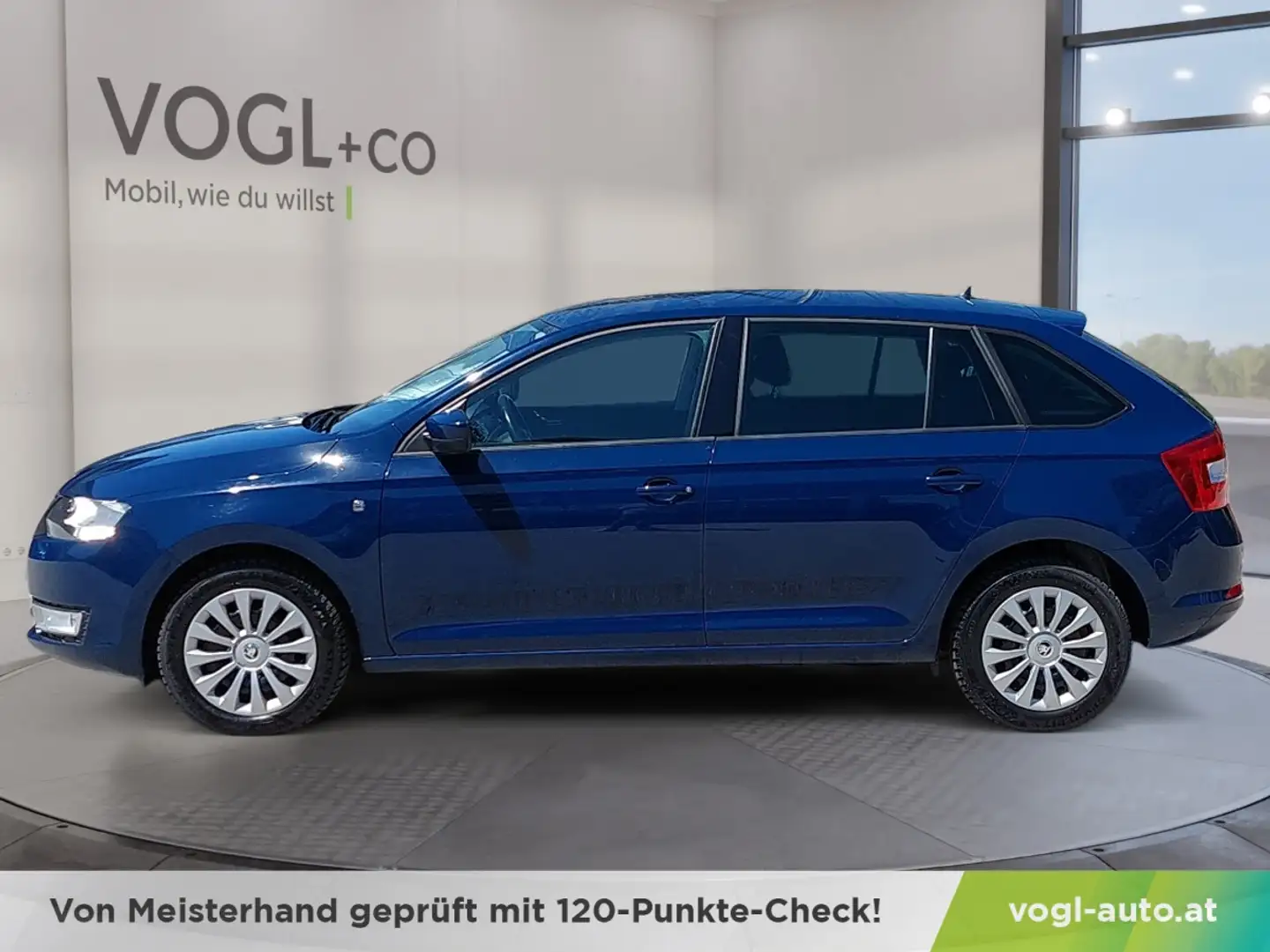 Skoda Rapid/Spaceback 1.6 TDI Ambition DSG Bleu - 2