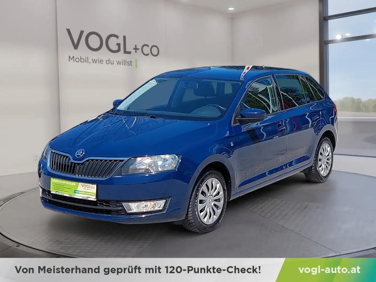 Skoda Rapid/Spaceback 1.6 TDI Ambition DSG Bleu - 1