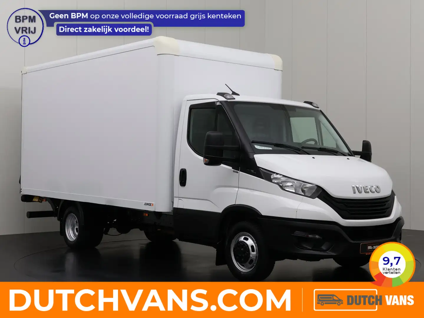 Iveco Daily 35C16 Bakwagen+Laadklep 2023 | Airco | 3-Persoons Wit - 1