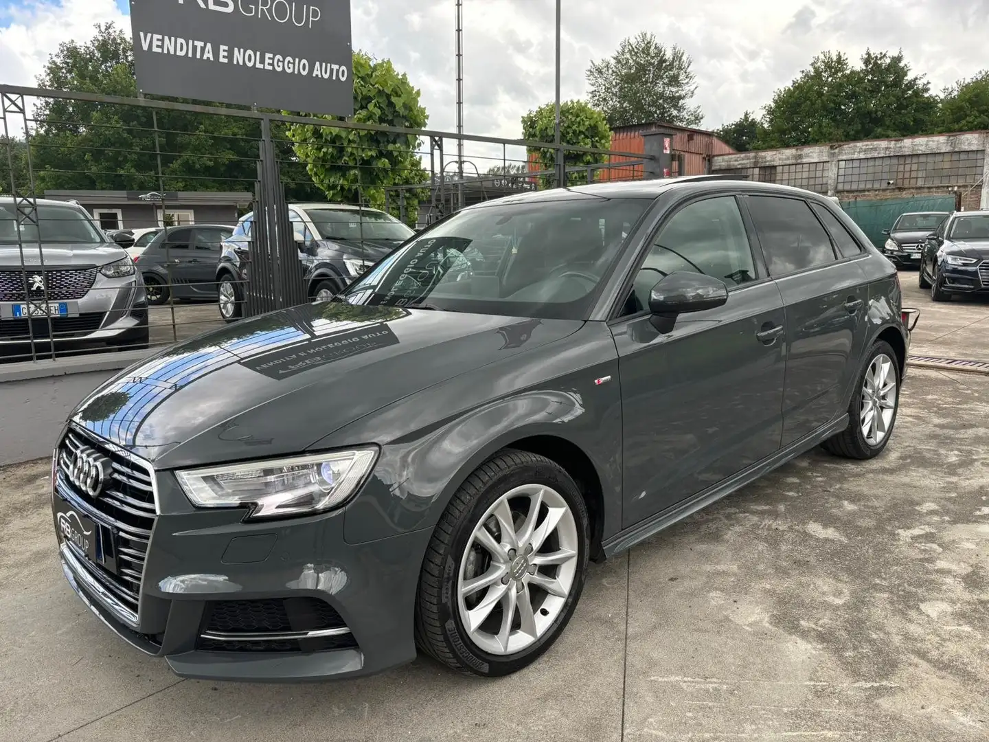 Audi A3 A3 Sportback 35 2.0 tdi Sport S LINE "TETTO" 150cv Grijs - 1