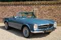 Mercedes-Benz SL 280 Pagode "with manual gearbox" In well-preserved con Blauw - thumbnail 47